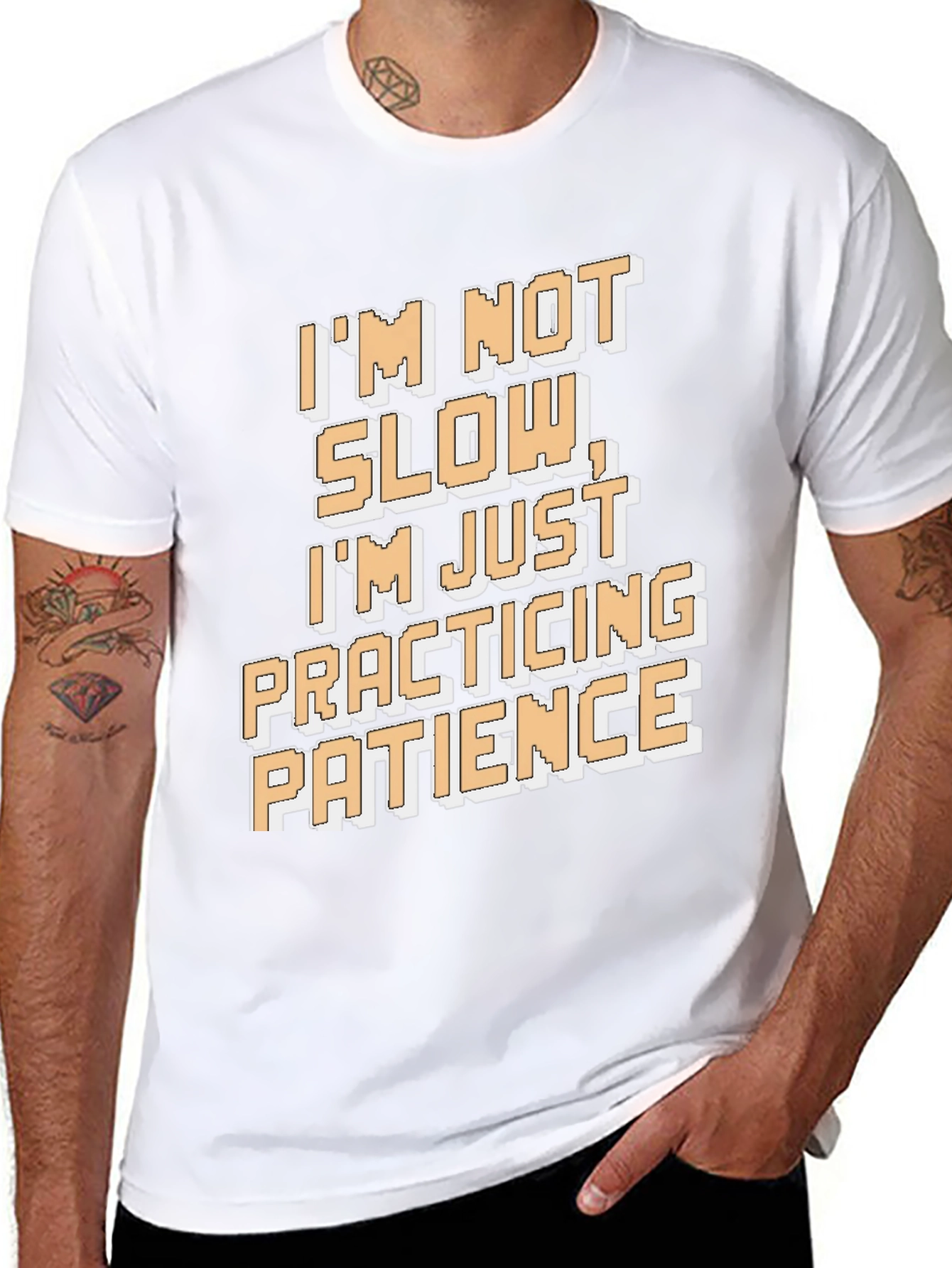Funny Patience T-Shirt - Im Not Slow