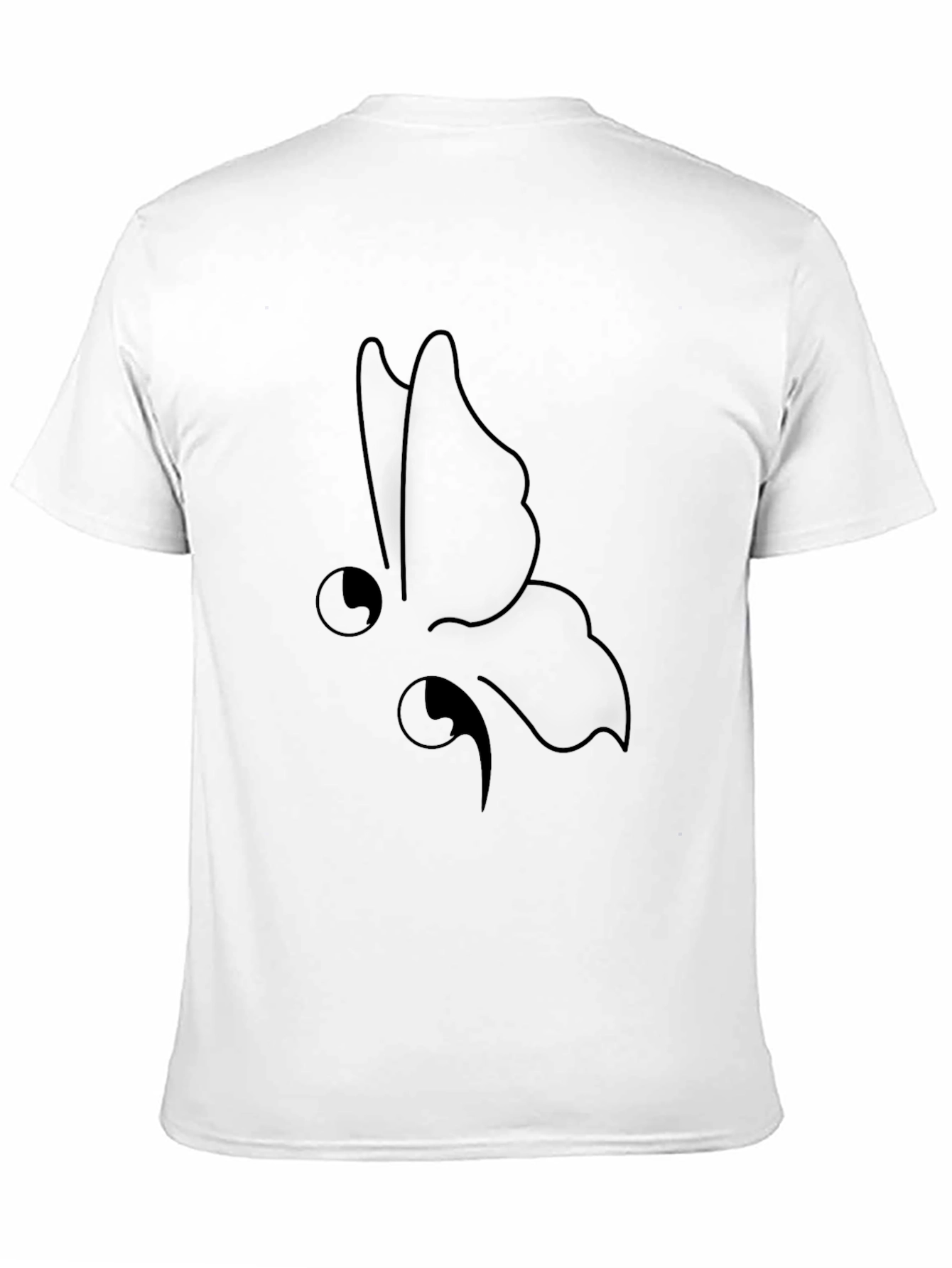 Black Butterfly Graphic Tee - Mens Casual Fit