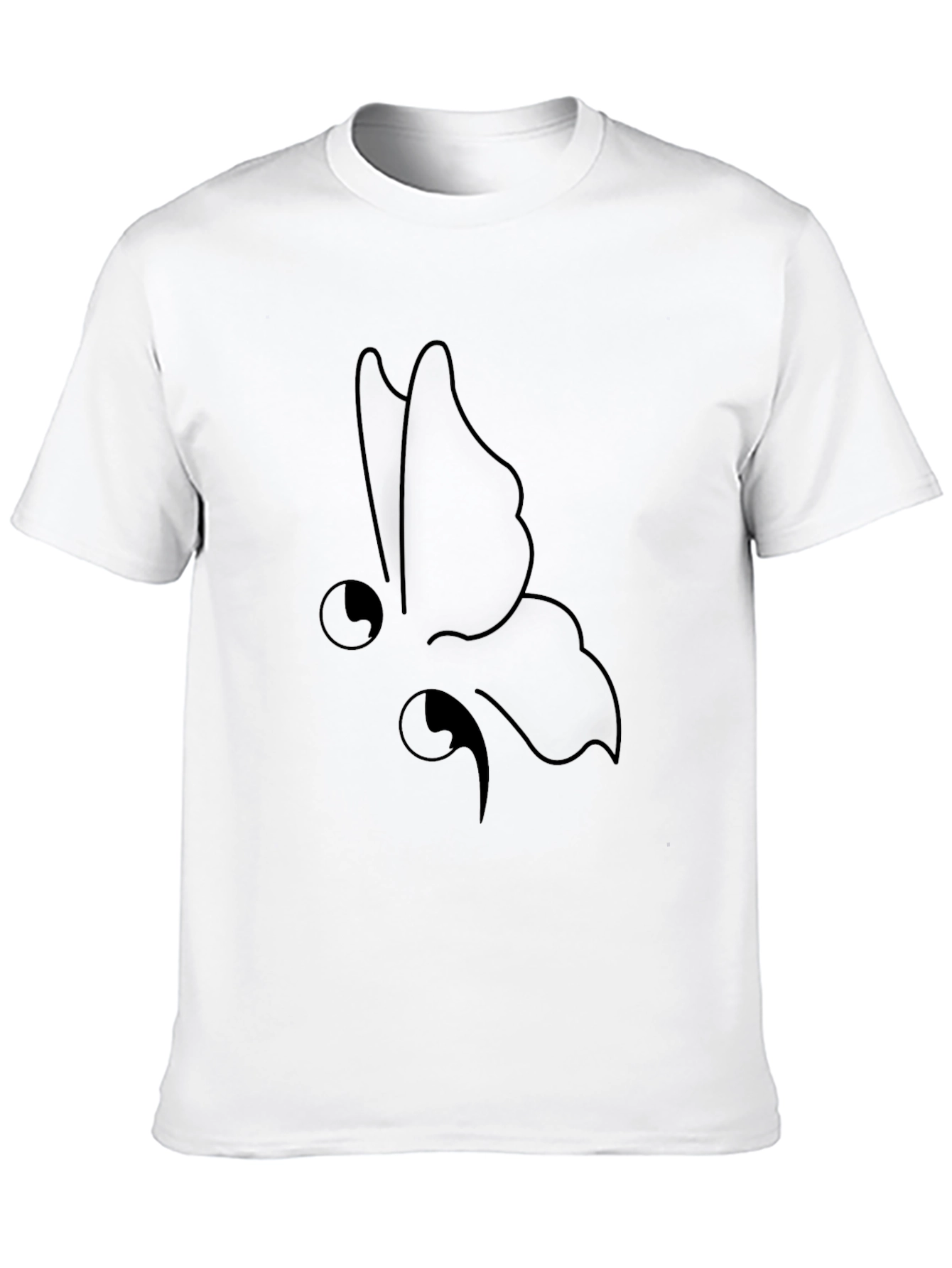 Black Butterfly Graphic Tee - Mens Casual Fit
