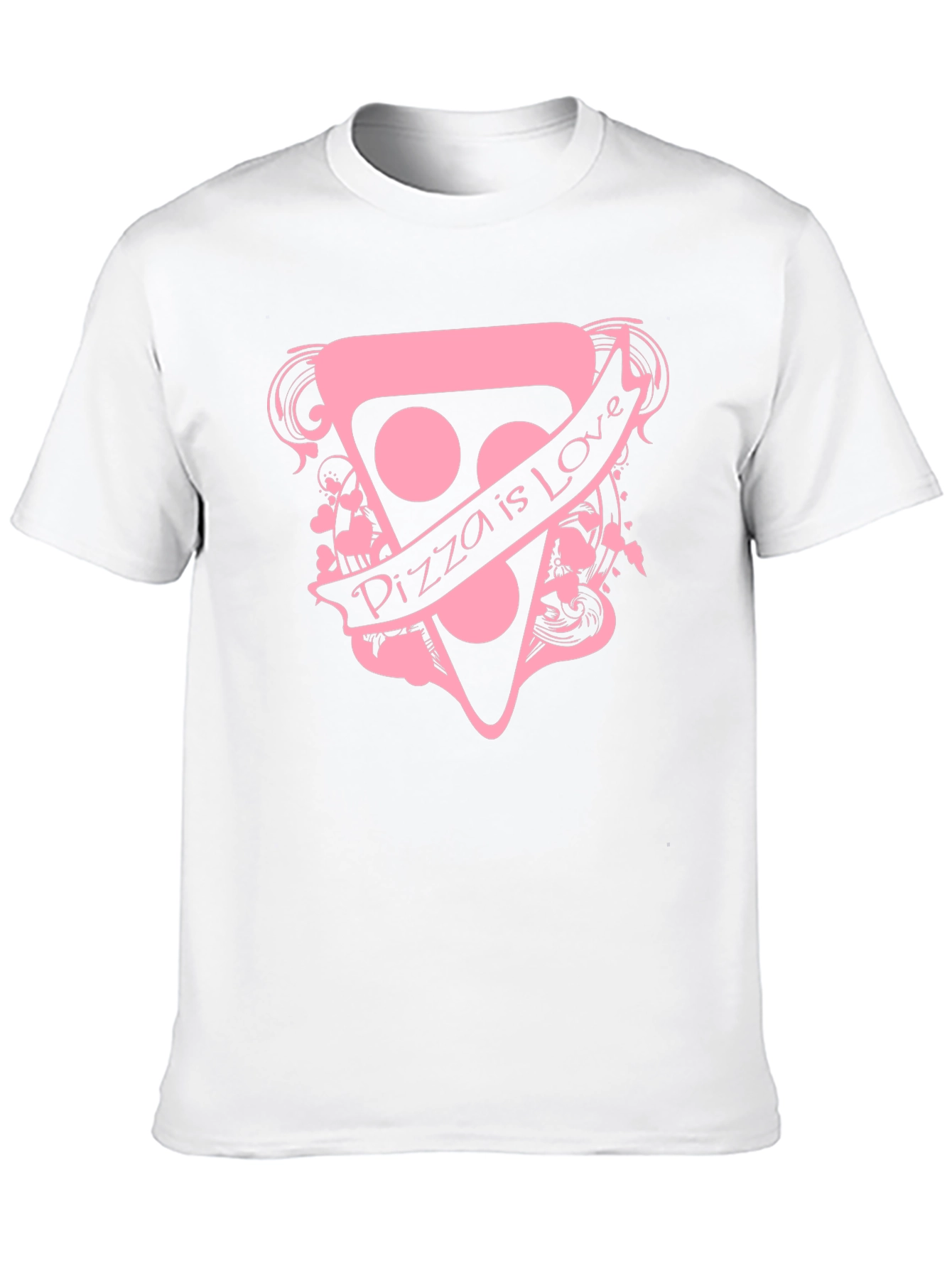 Pizza is Love Graphic Tee - Black