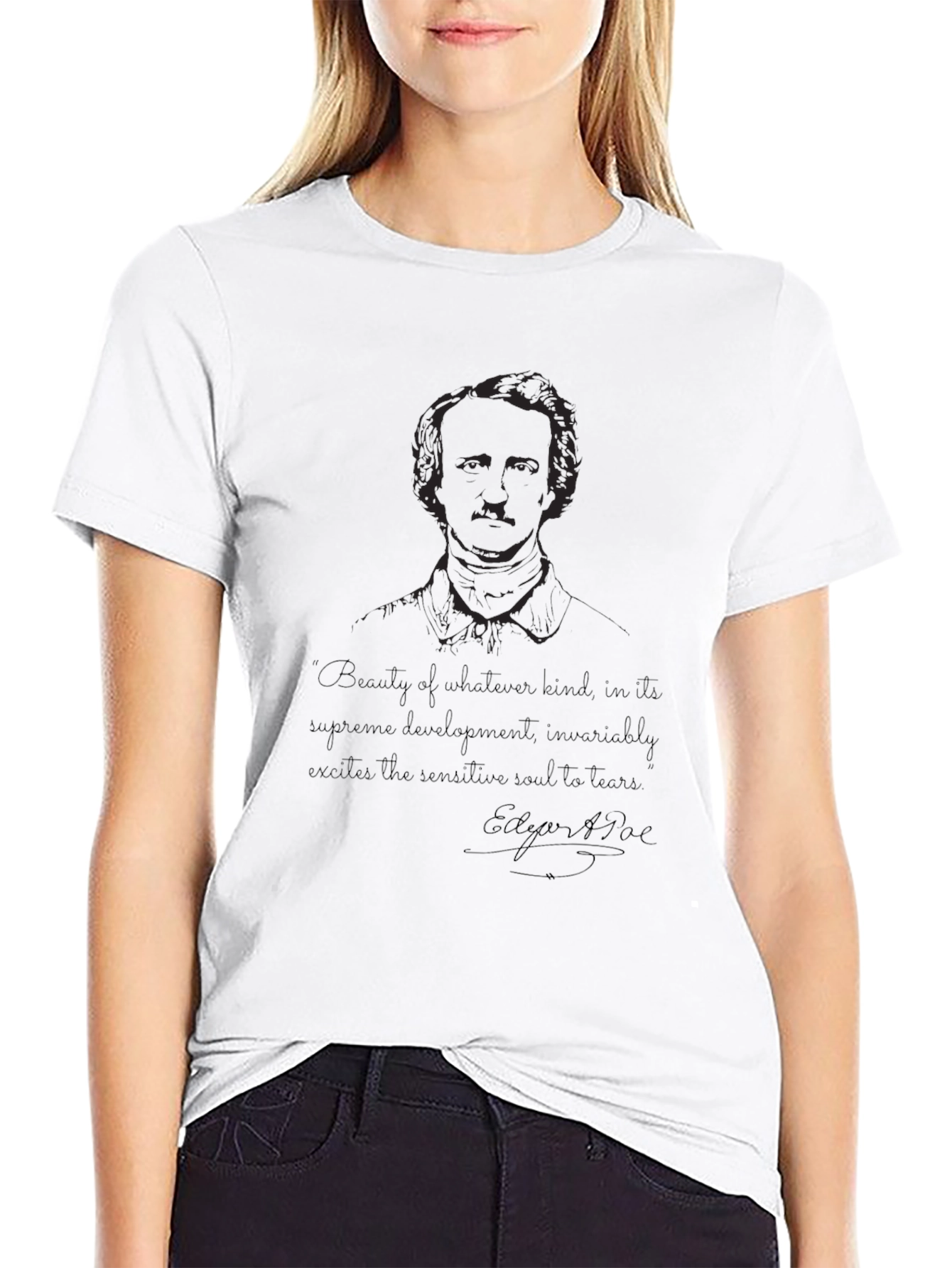 Edgar Allan Poe Graphic T-Shirt - Literary Fashion
