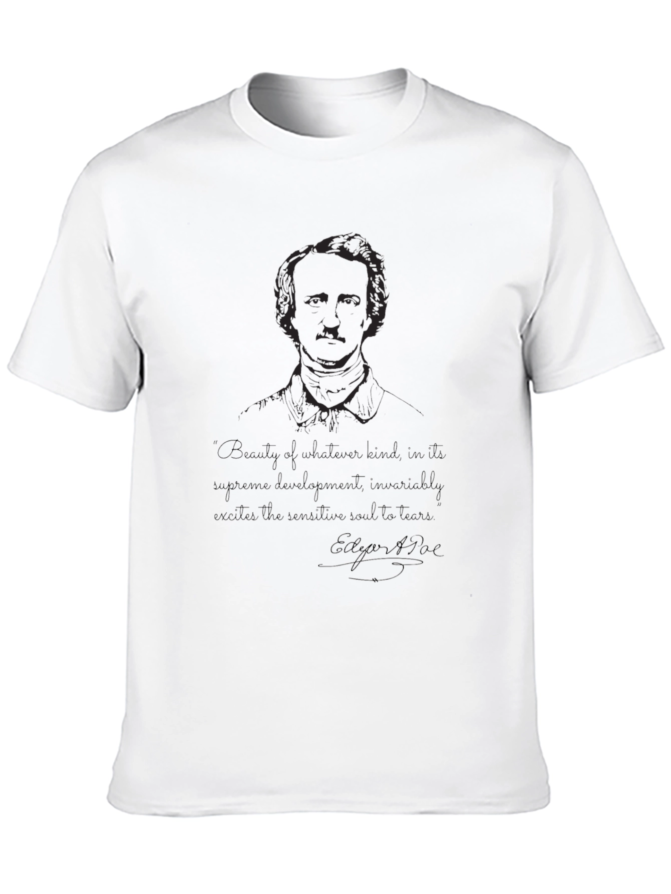 Edgar Allan Poe Graphic T-Shirt - Literary Fashion