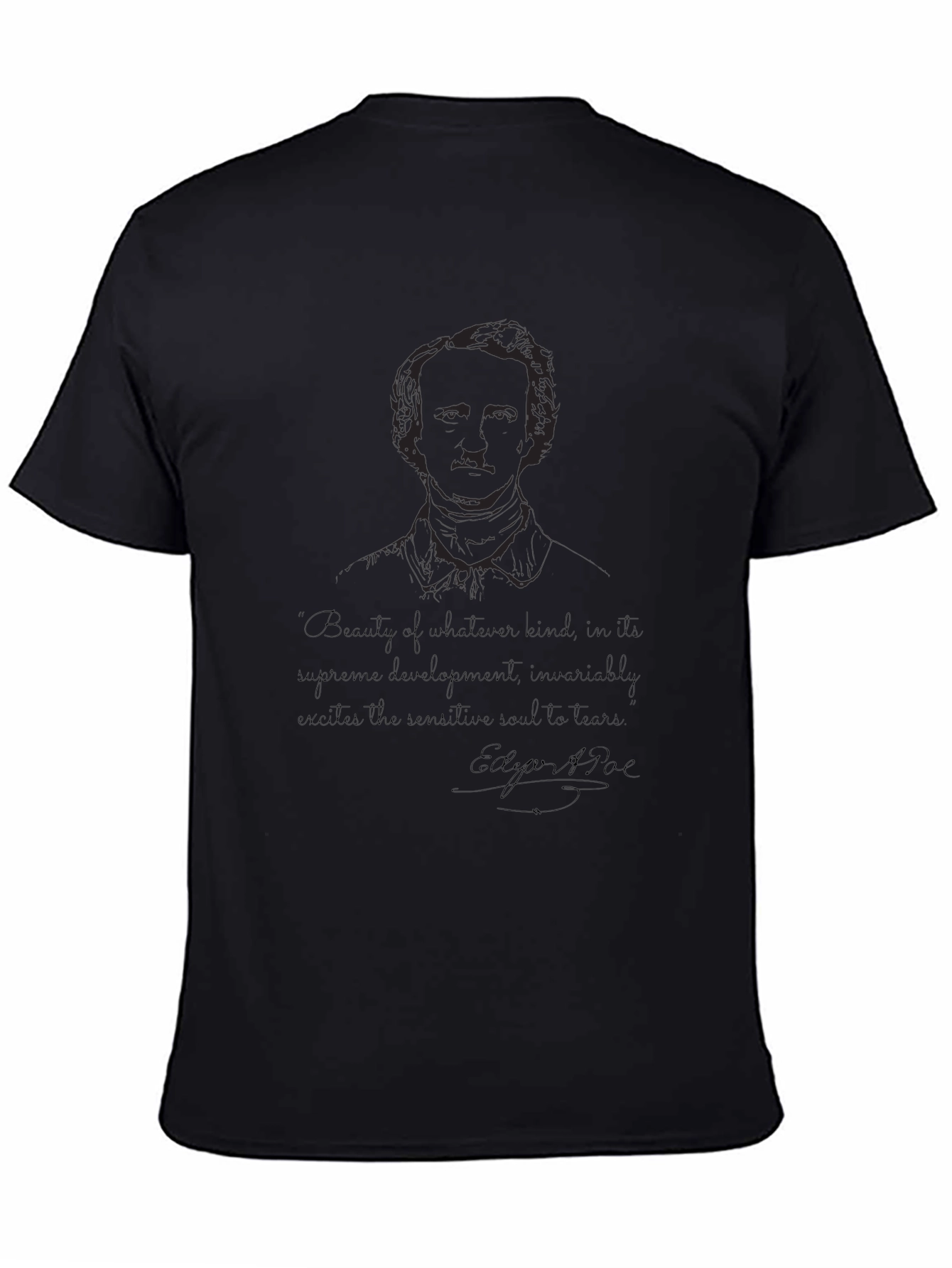 Edgar Allan Poe Graphic T-Shirt - Literary Fashion