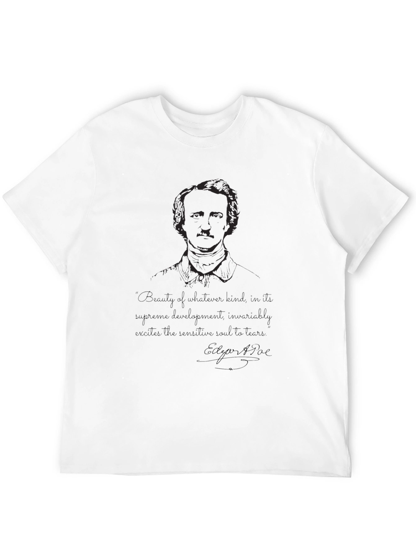 Edgar Allan Poe Graphic T-Shirt - Literary Fashion