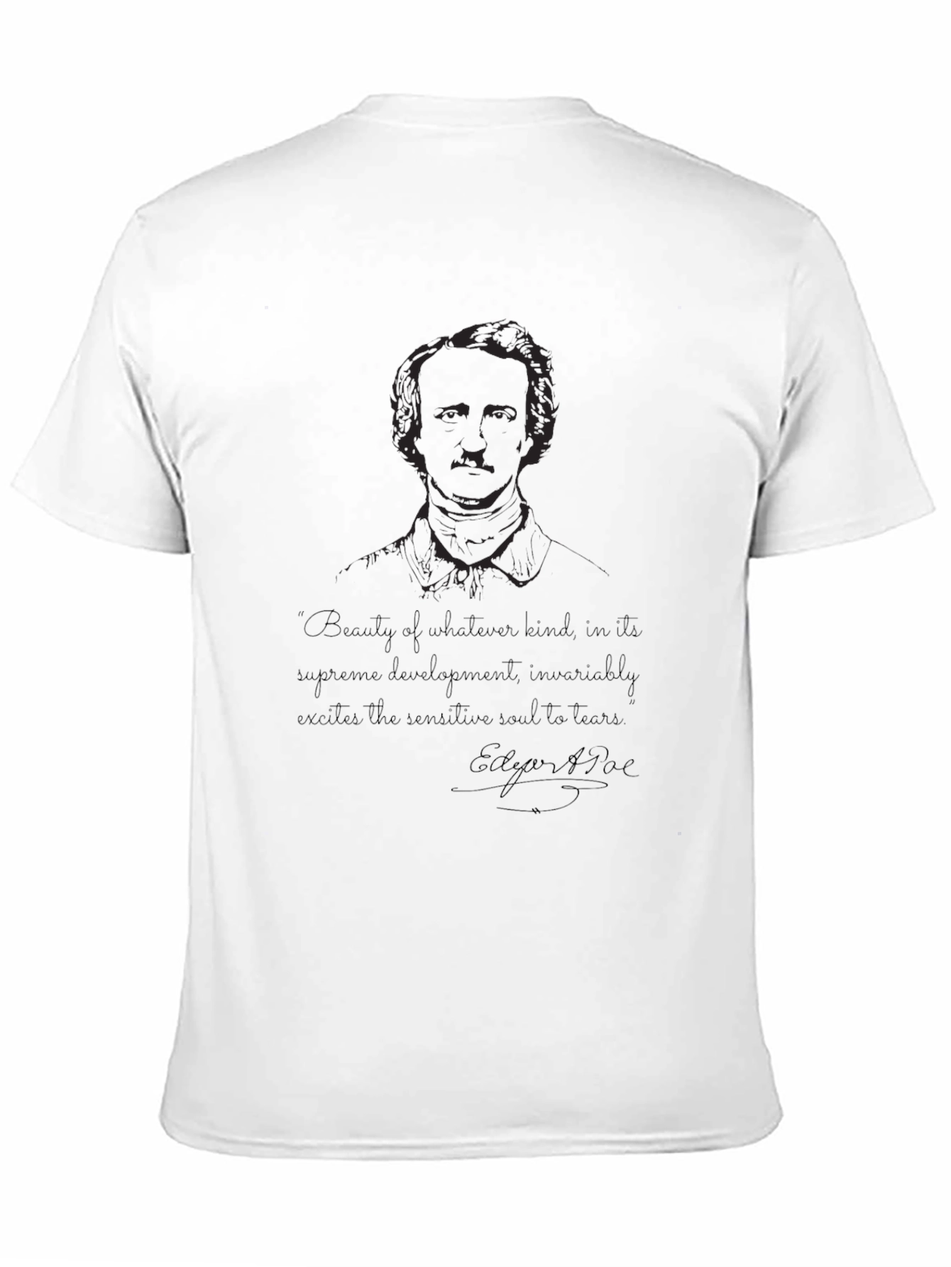 Edgar Allan Poe Graphic T-Shirt - Literary Fashion