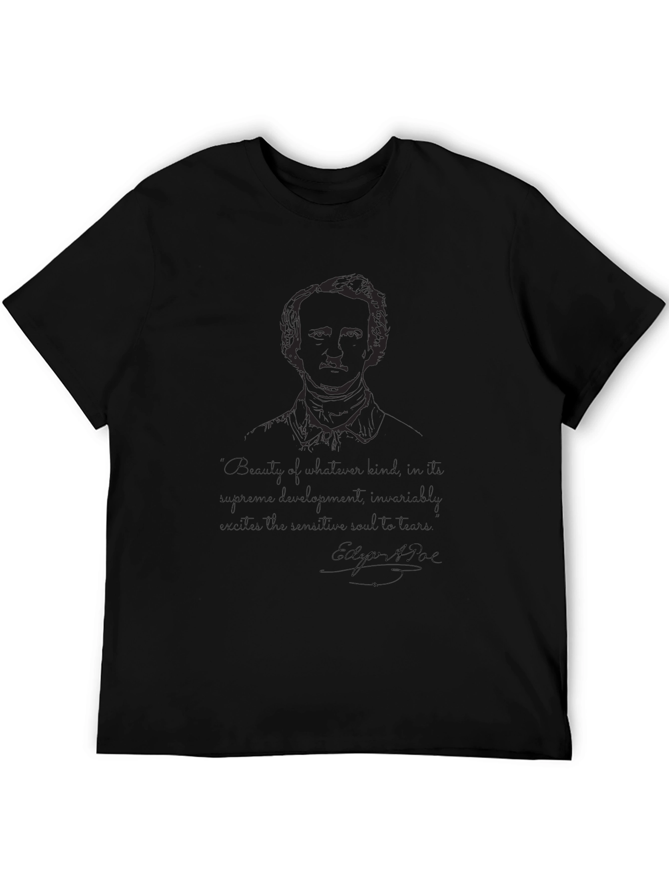Edgar Allan Poe Graphic T-Shirt - Literary Fashion