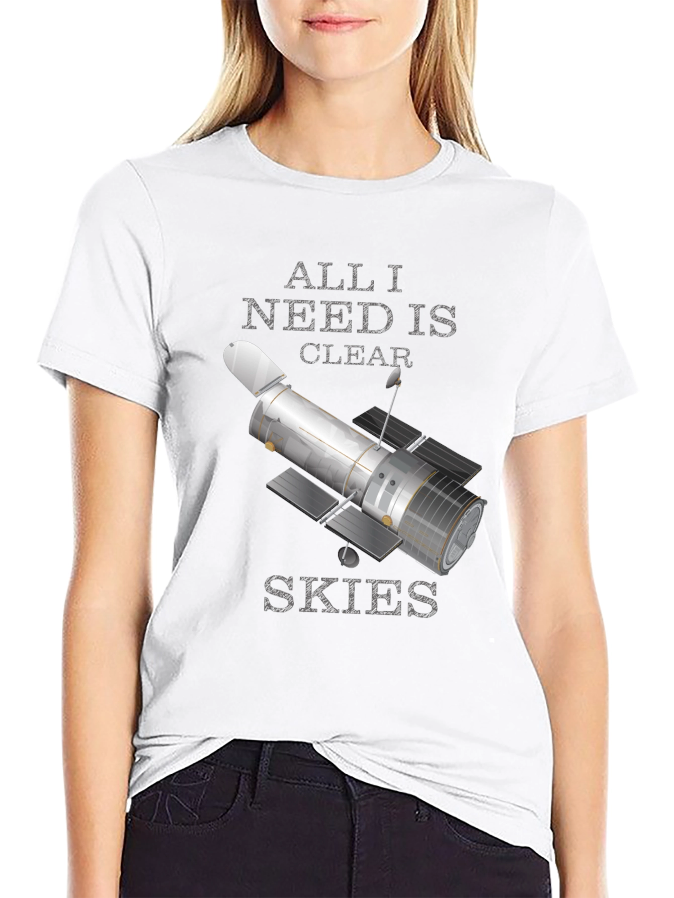 All I Need is Clear Skies Black T-Shirt