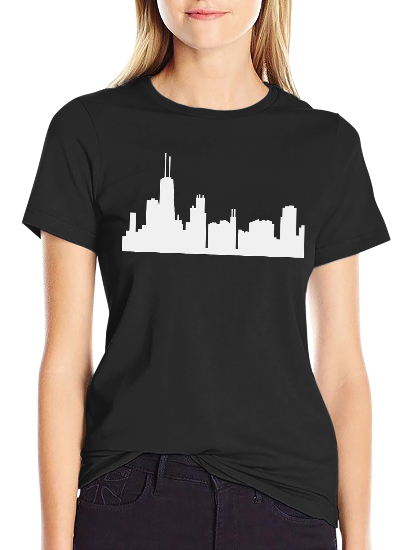 Chicago Skyline Graphic Tee - Classic Cityscape T-Shirt