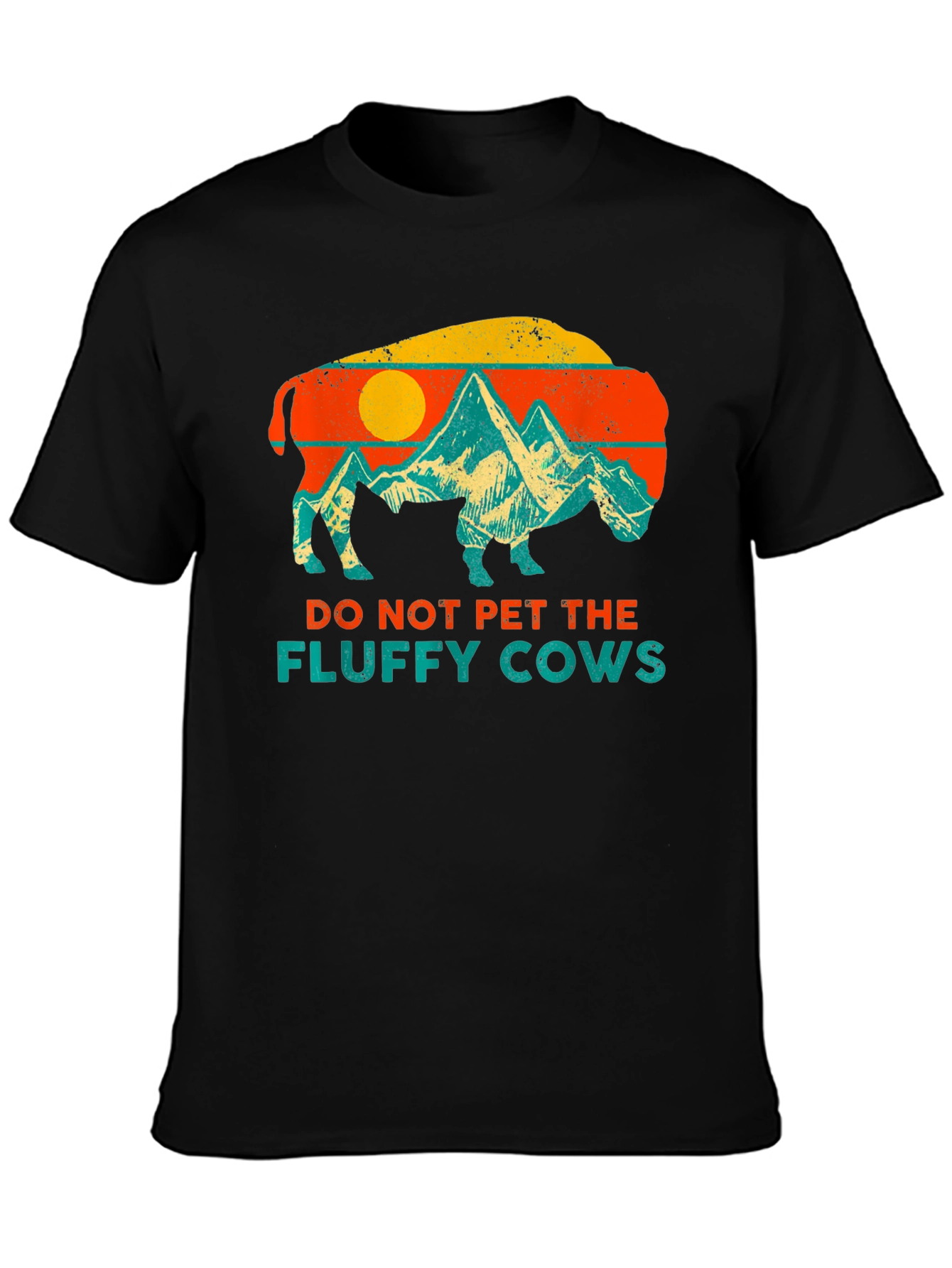 Do Not Pet the Fluffy Cows Graphic Tee