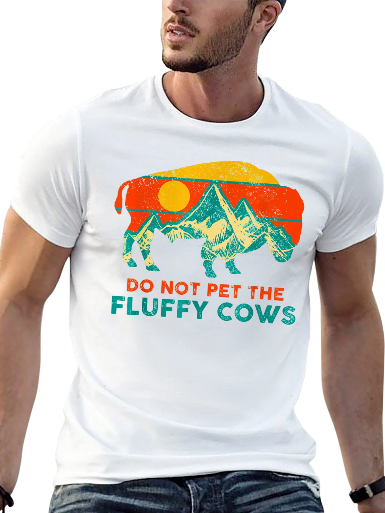 Do Not Pet the Fluffy Cows Graphic Tee