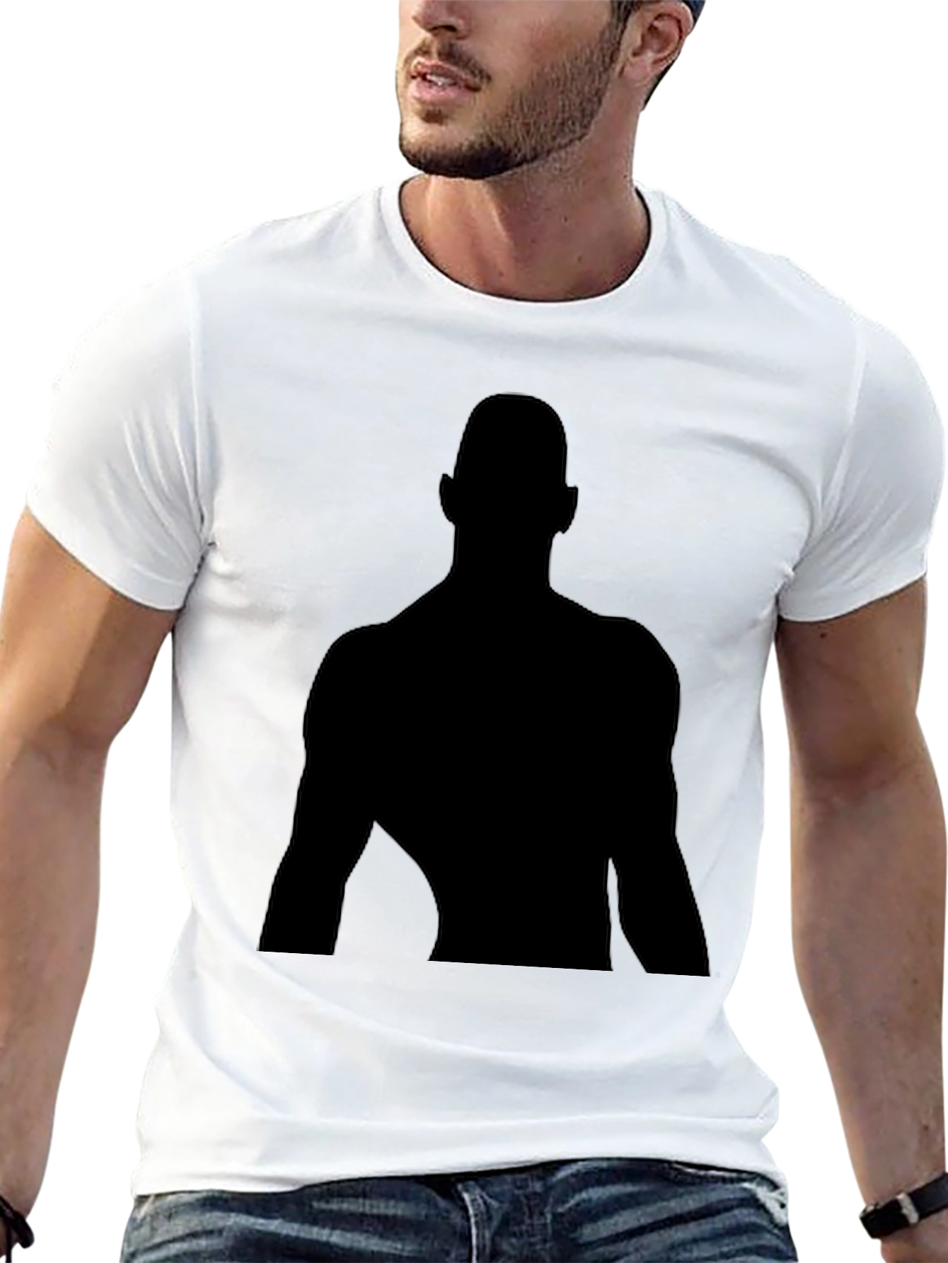 Silhouette Graphic Tee - Classic Black T-Shirt