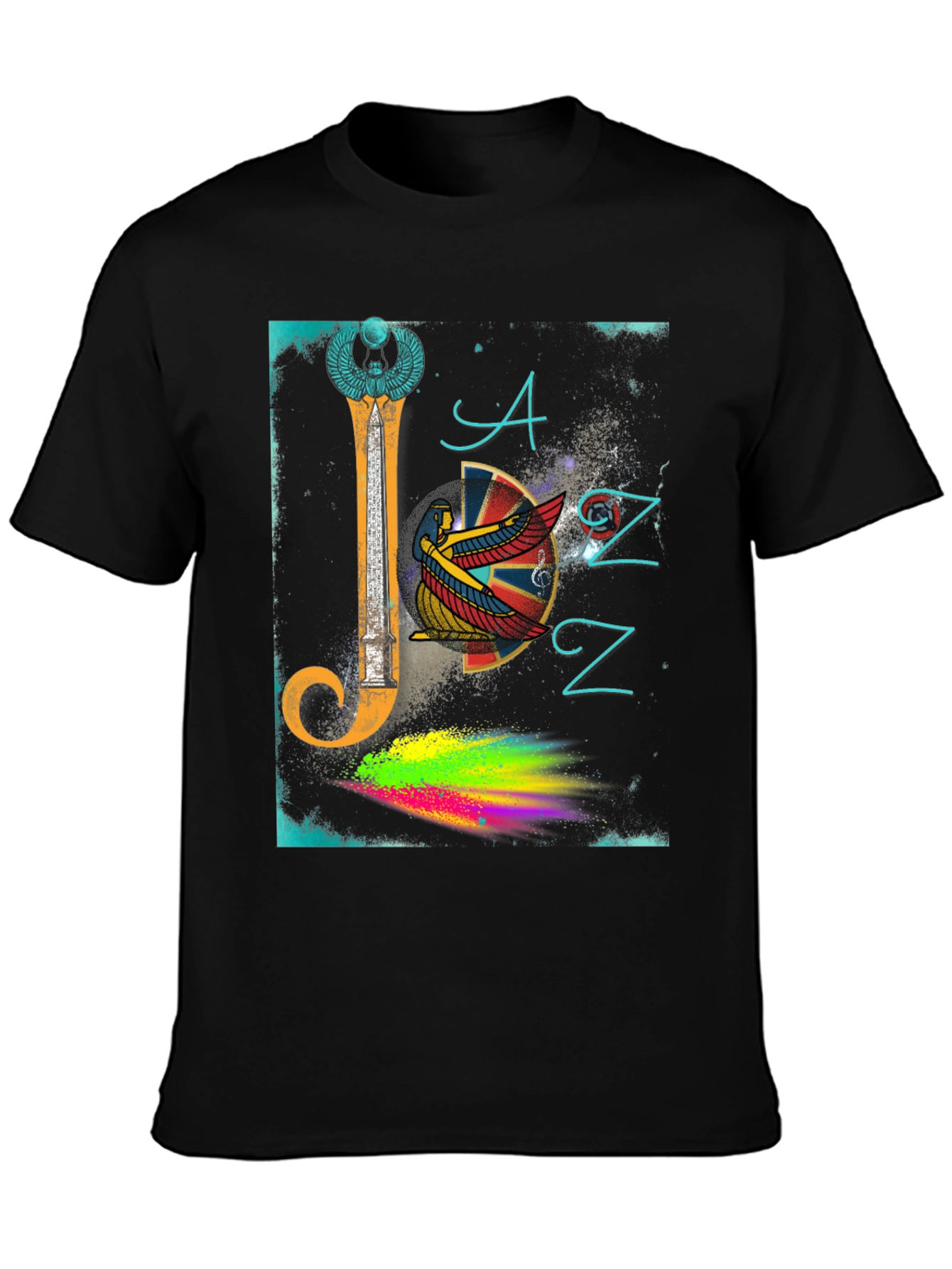 Egyptian Jazz Graphic Tee - Unique Music Lover Shirt