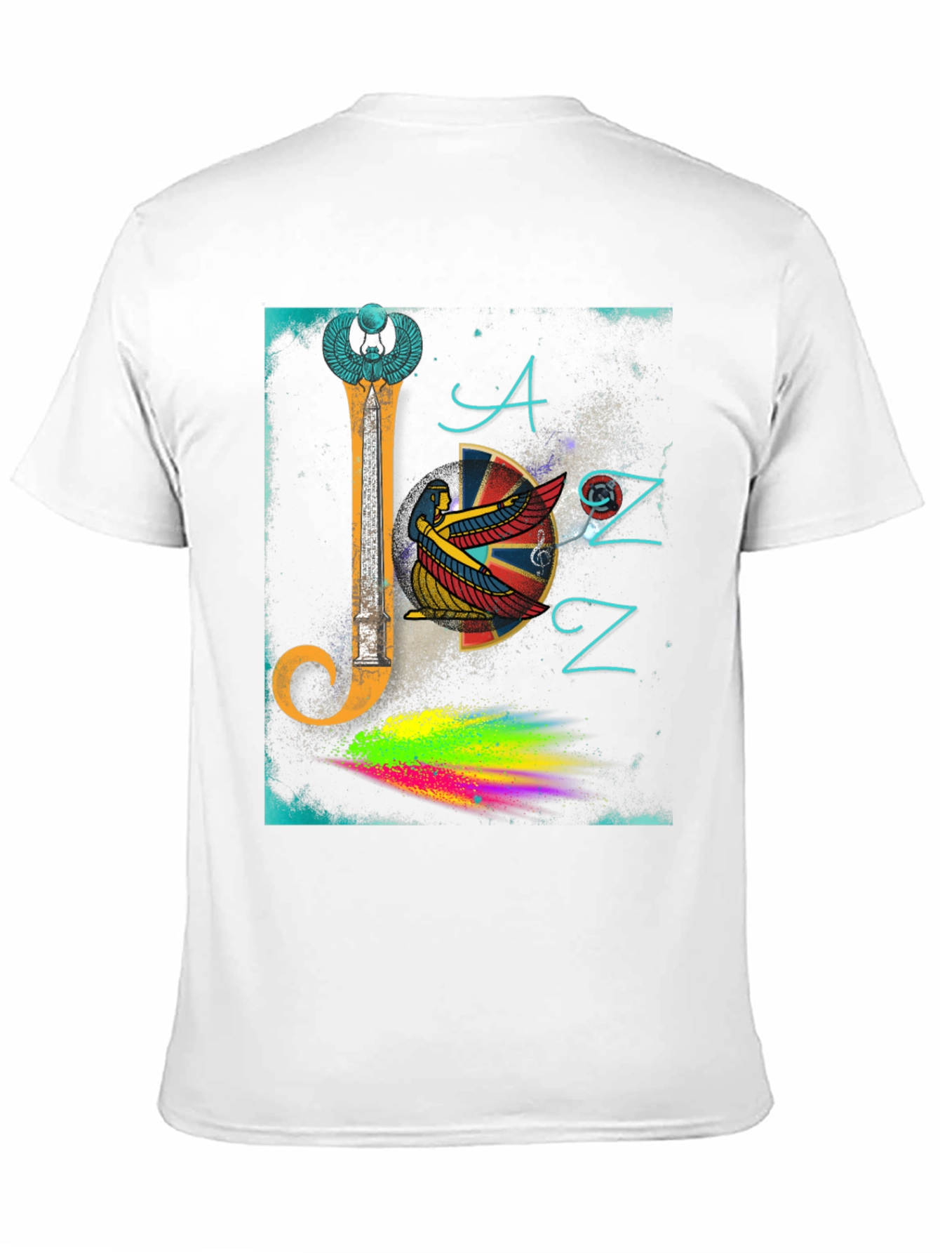 Egyptian Jazz Graphic Tee - Unique Music Lover Shirt