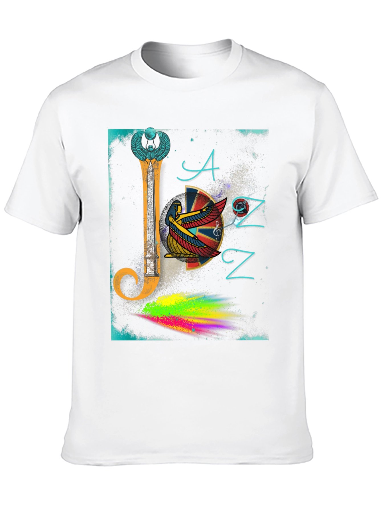 Egyptian Jazz Graphic Tee - Unique Music Lover Shirt