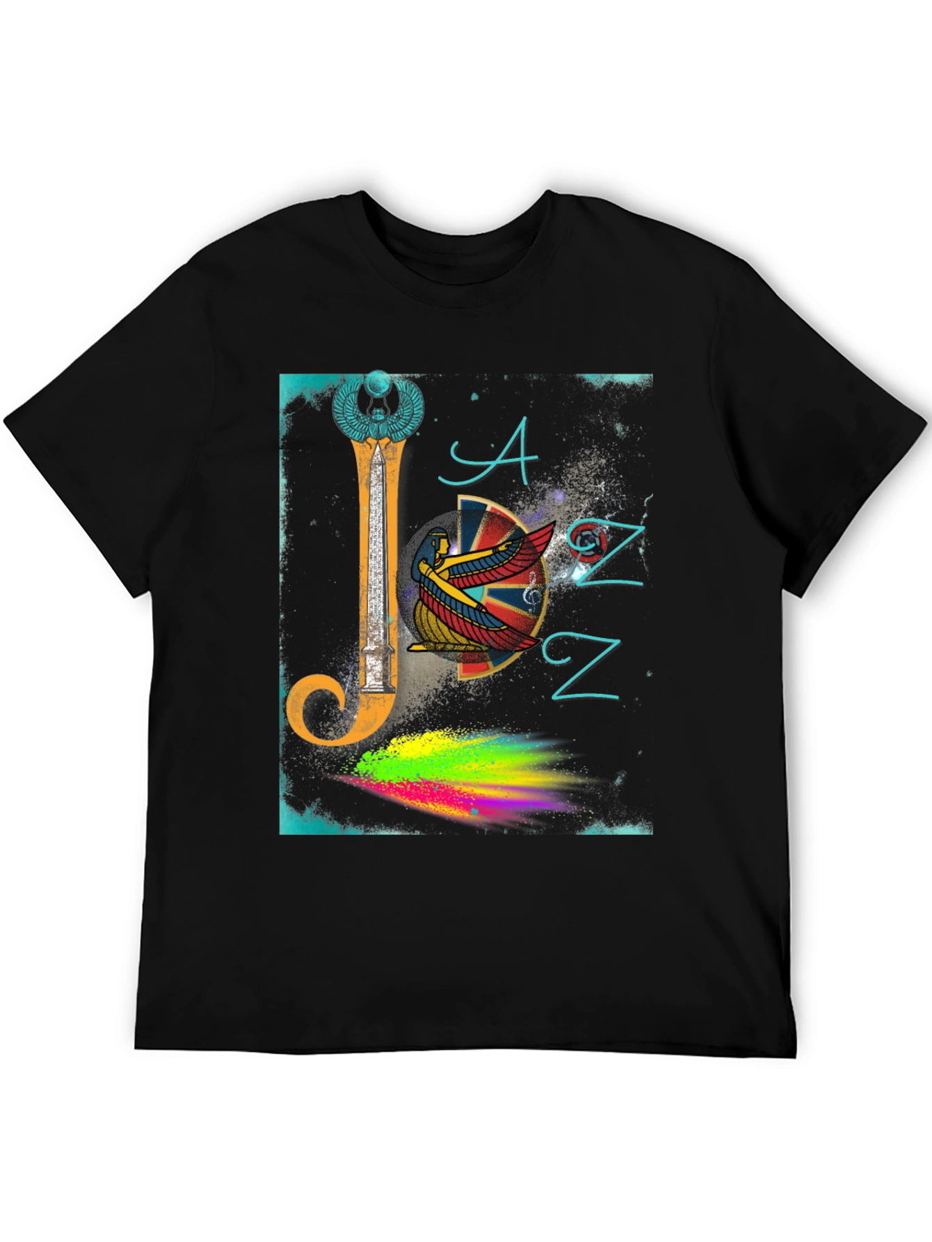 Egyptian Jazz Graphic Tee - Unique Music Lover Shirt