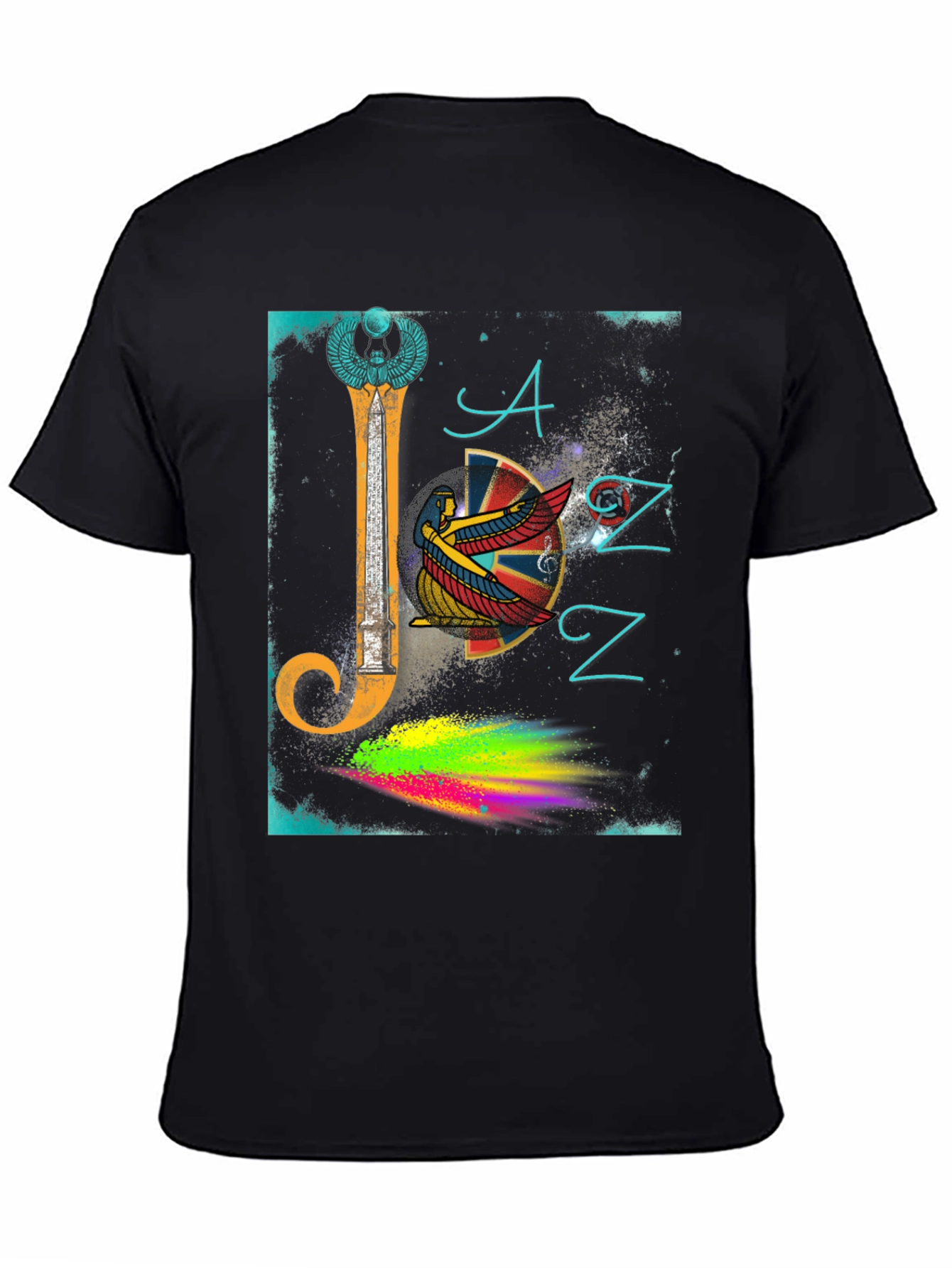 Egyptian Jazz Graphic Tee - Unique Music Lover Shirt