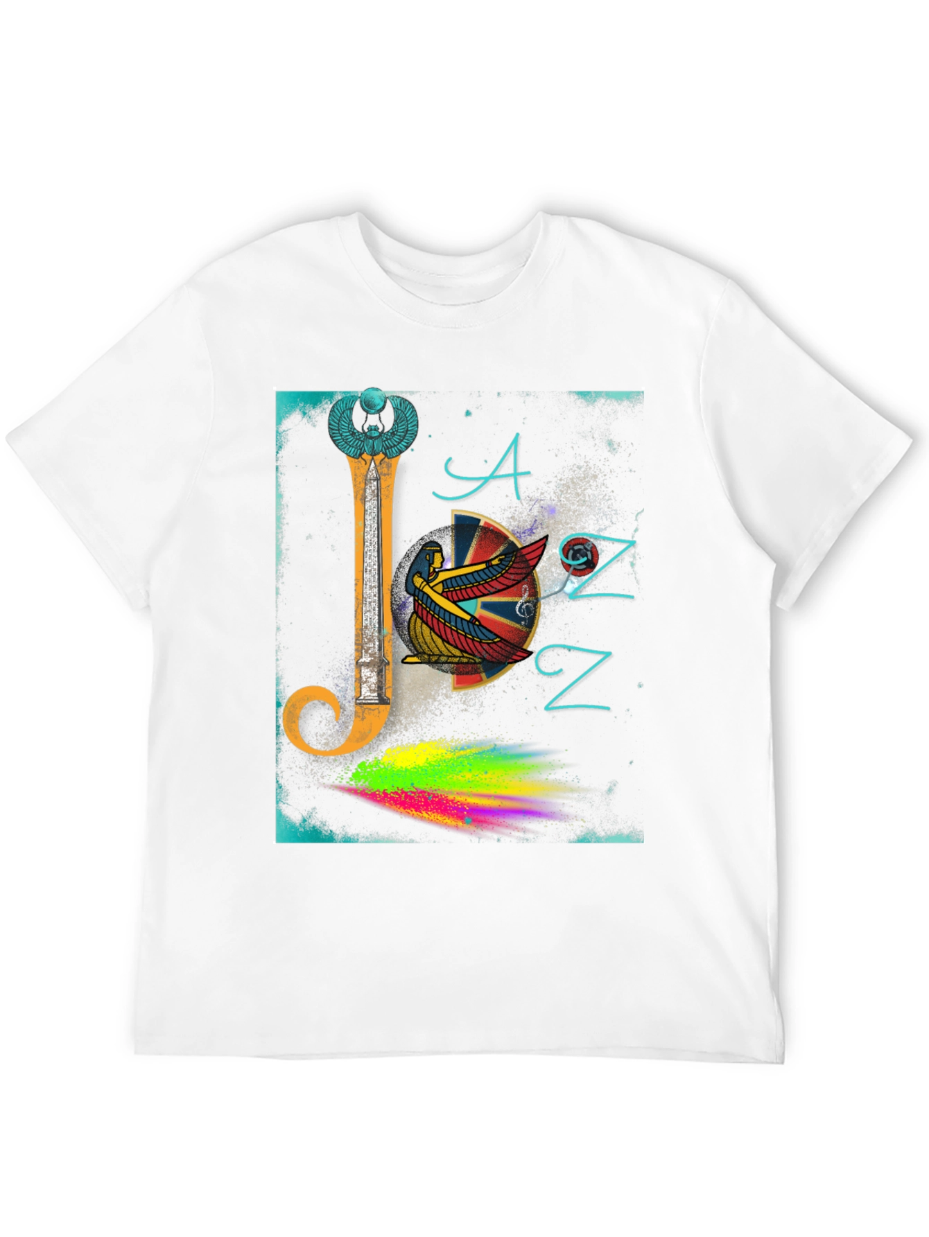 Egyptian Jazz Graphic Tee - Unique Music Lover Shirt