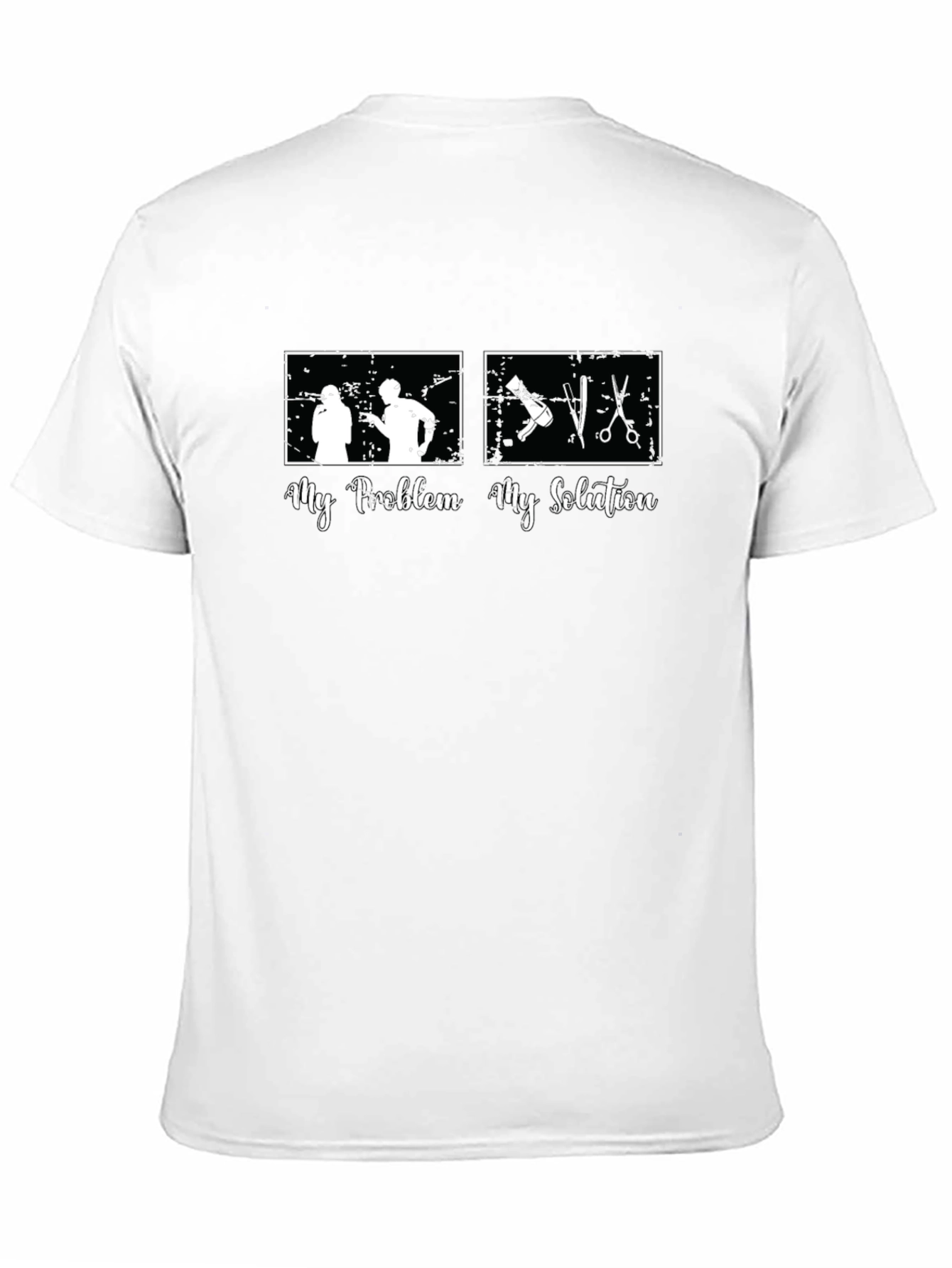 My Problem My Solution Barber Graphic Tee