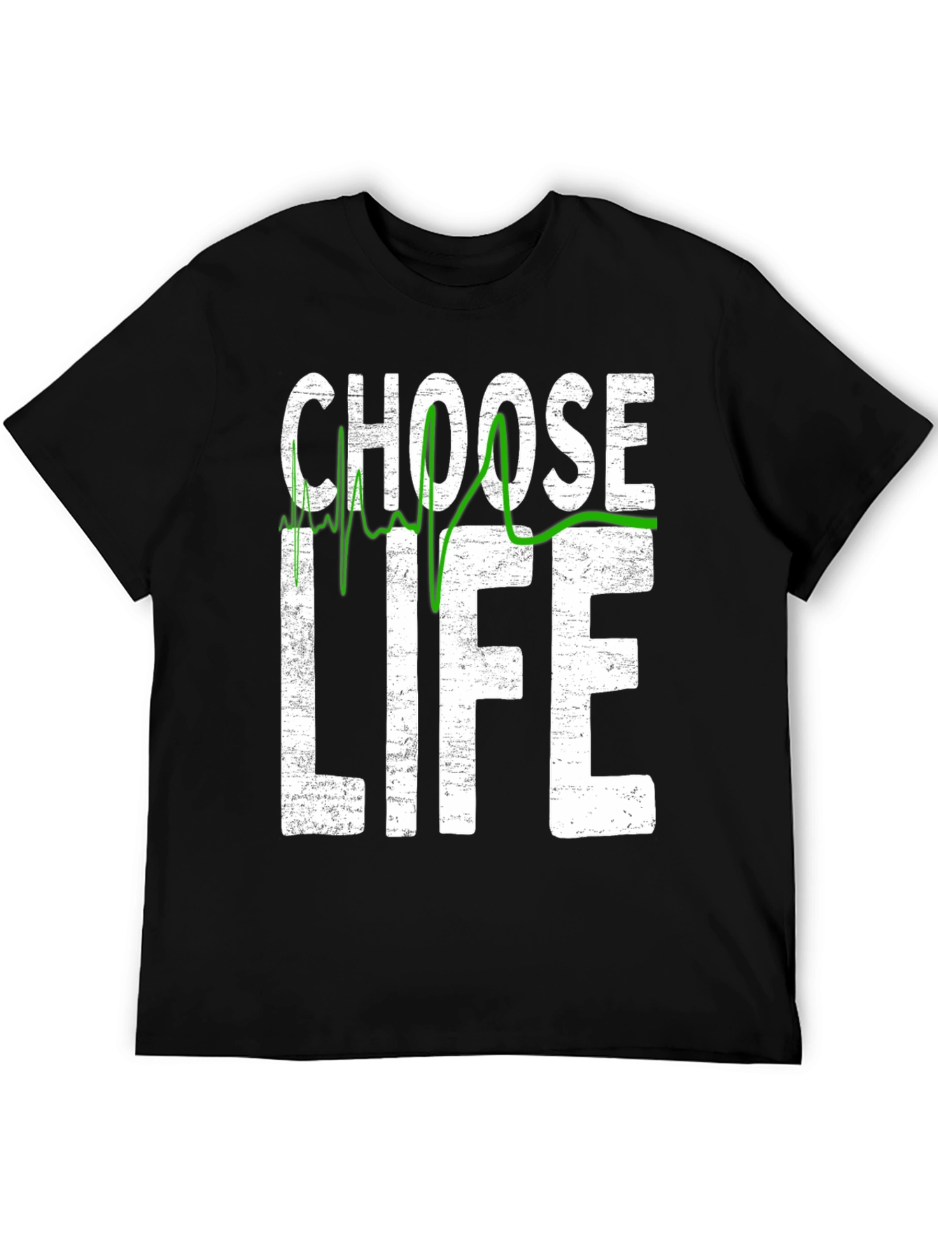 Choose Life ECG T-Shirt - Pro Life Graphic Tee