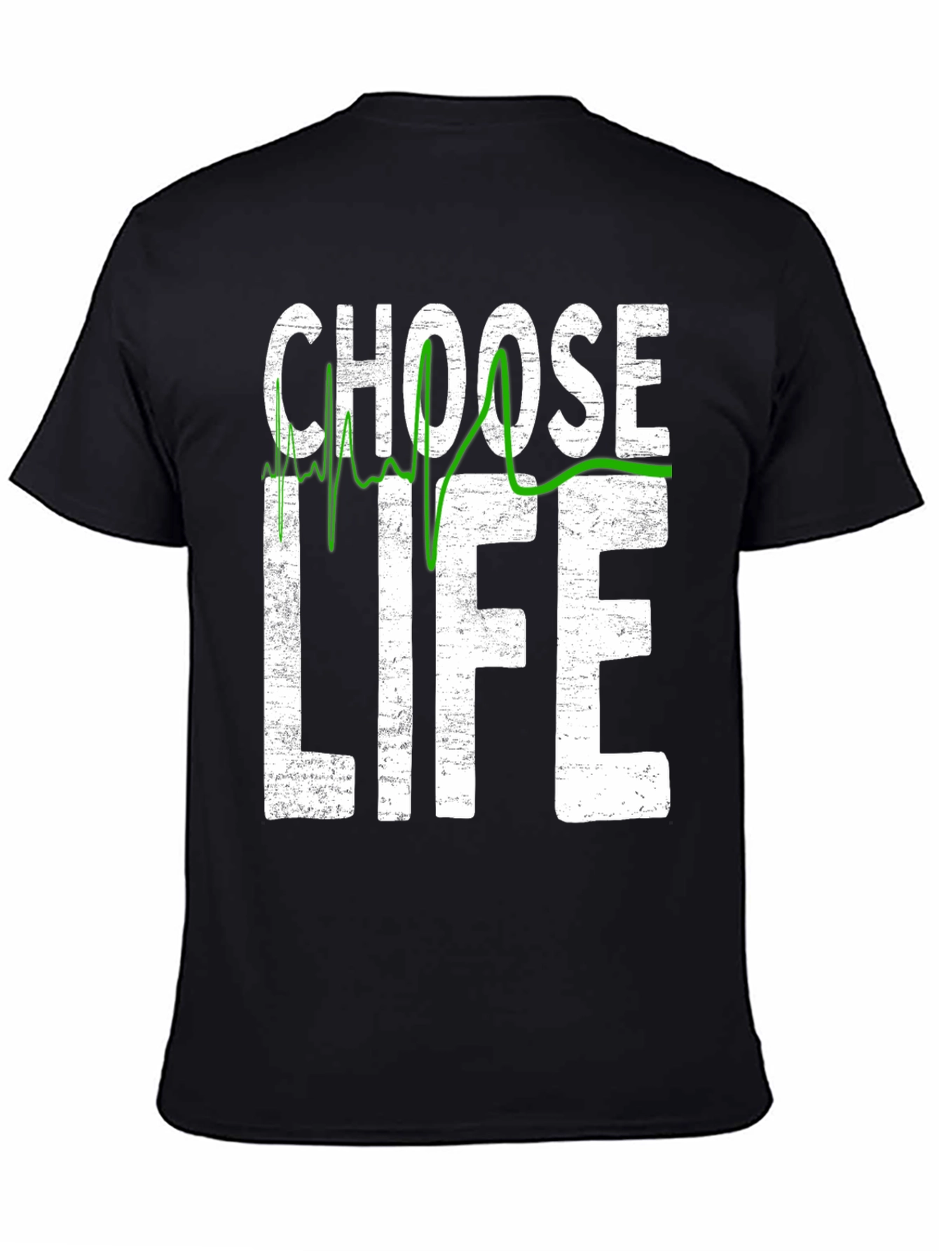 Choose Life ECG T-Shirt - Pro Life Graphic Tee
