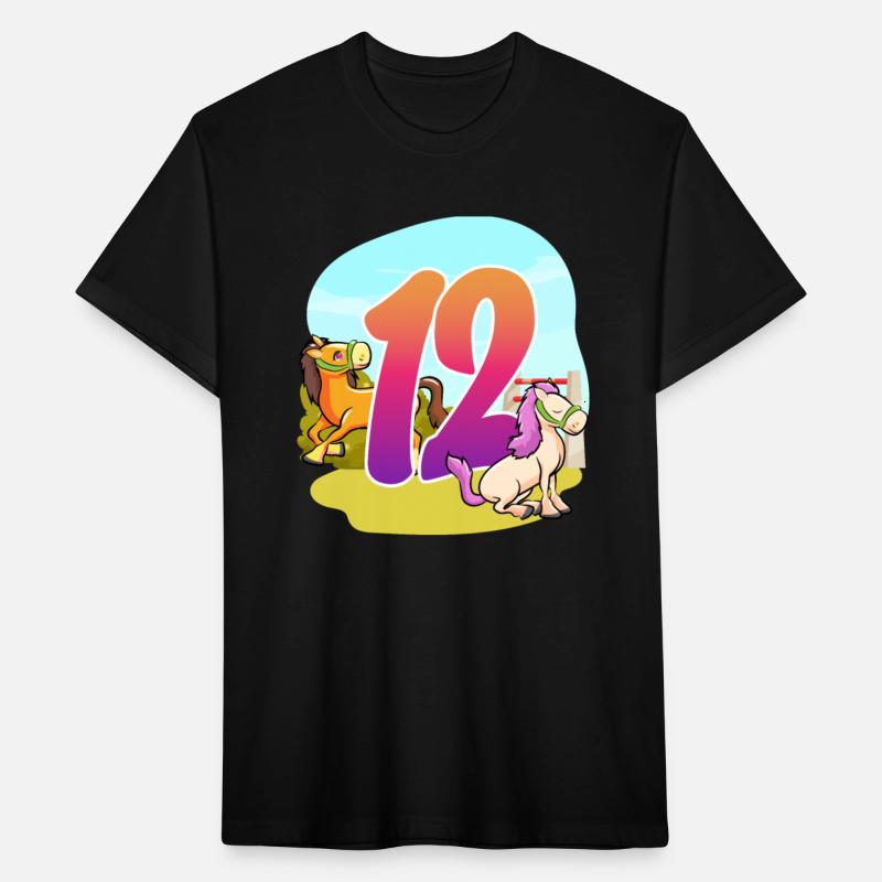 12th Birthday Horseback Riding Horse-themed