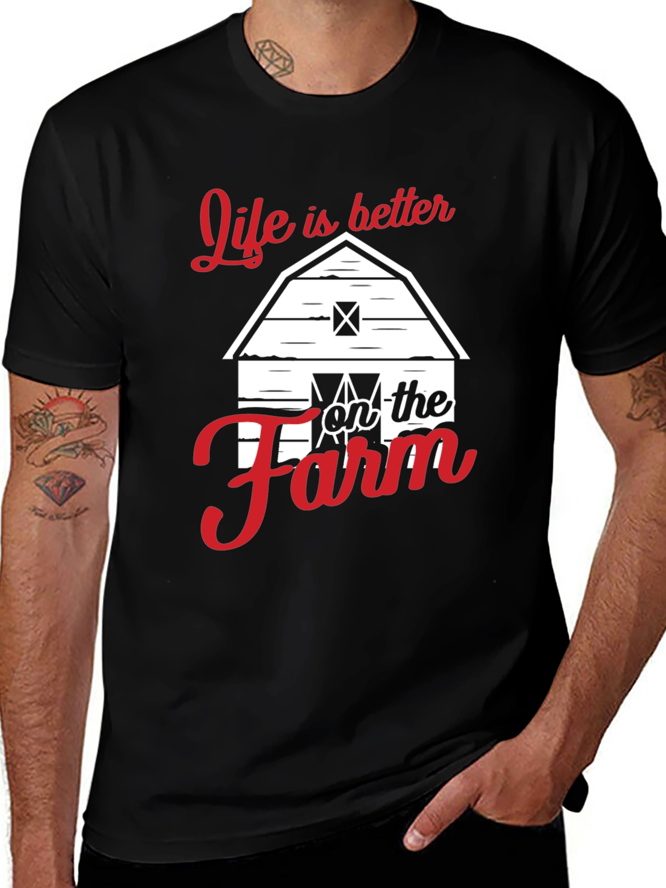 Life is Better on the Farm Graphic T-Shirt