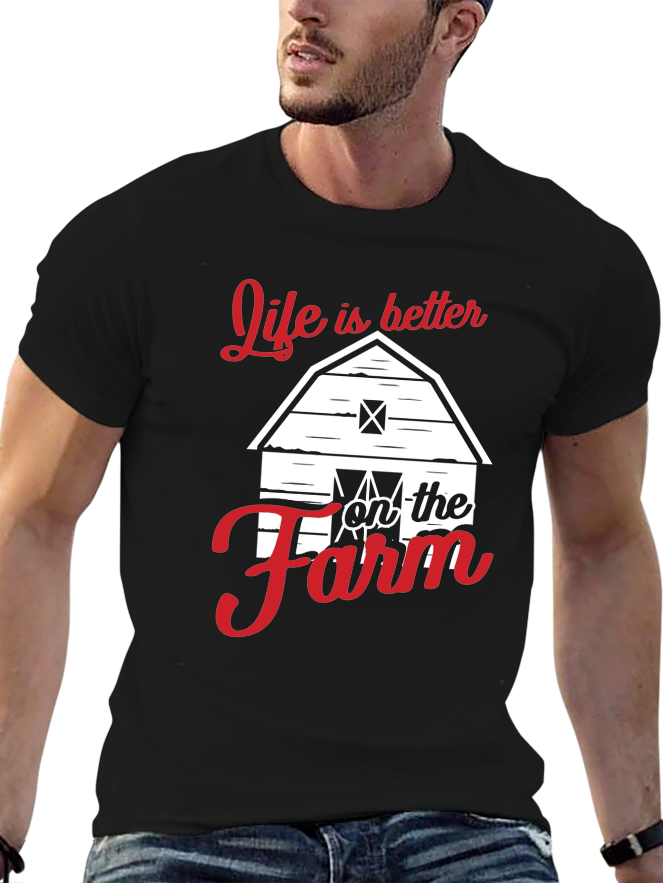 Life is Better on the Farm Graphic T-Shirt