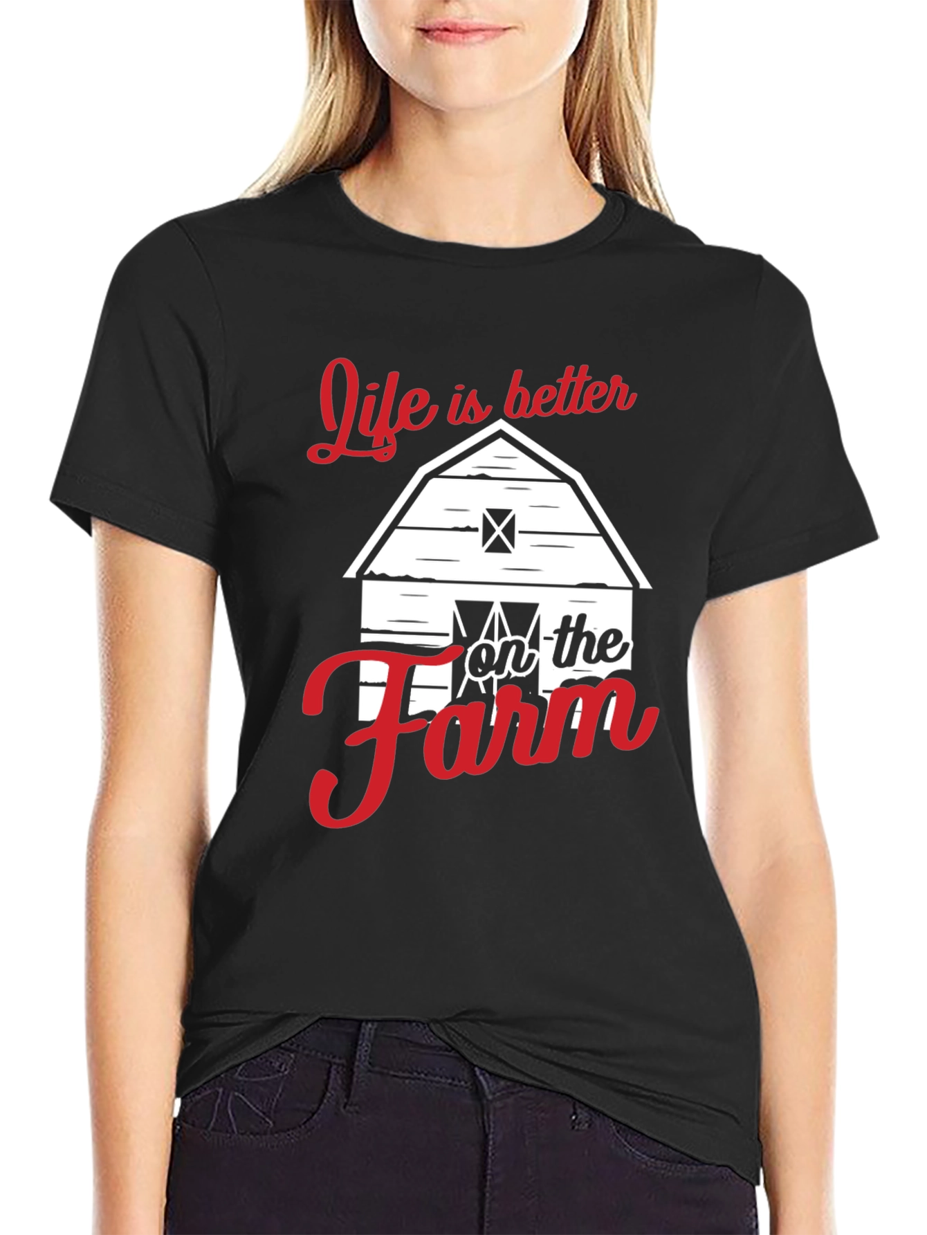 Life is Better on the Farm Graphic T-Shirt
