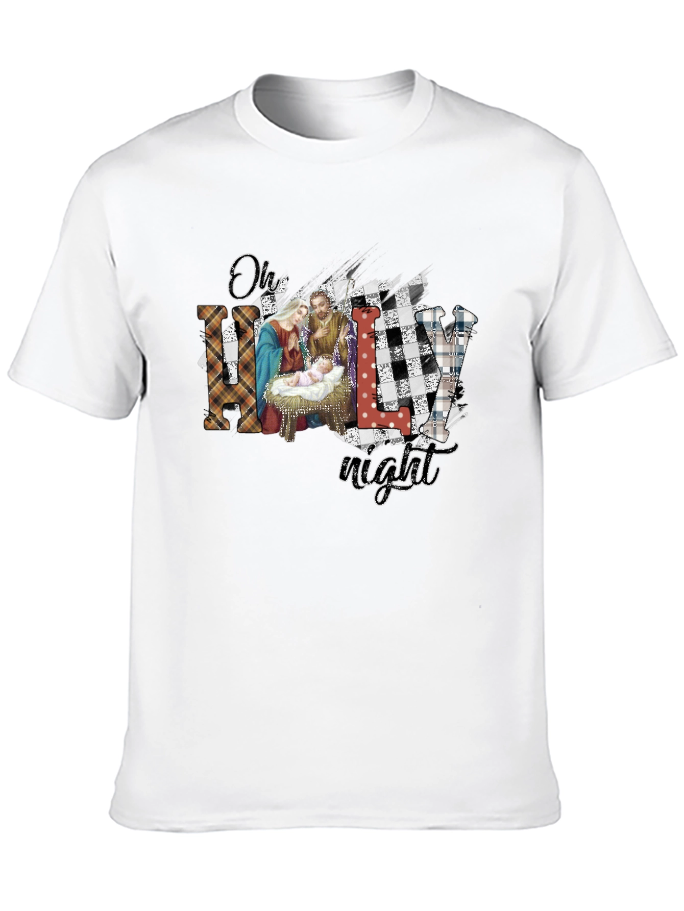 Oh Holy Night Christmas Graphic Tee
