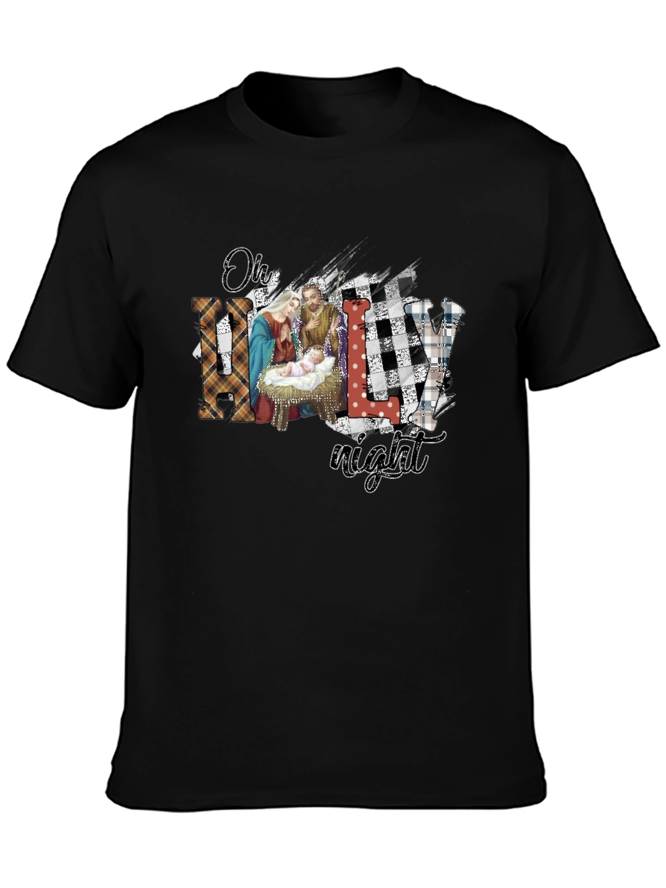 Oh Holy Night Christmas Graphic Tee