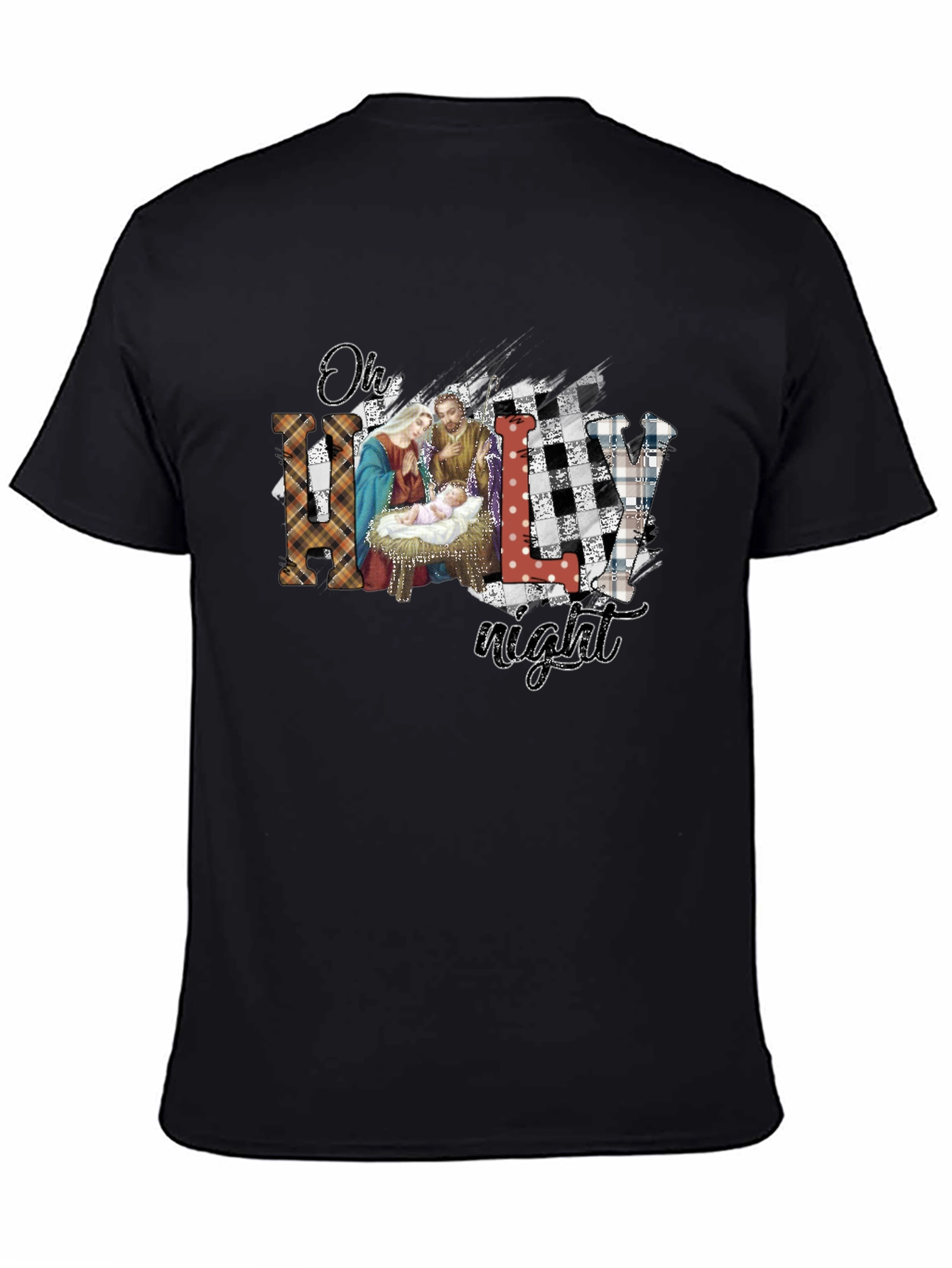 Oh Holy Night Christmas Graphic Tee