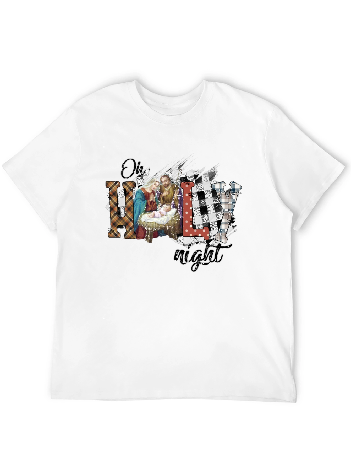 Oh Holy Night Christmas Graphic Tee