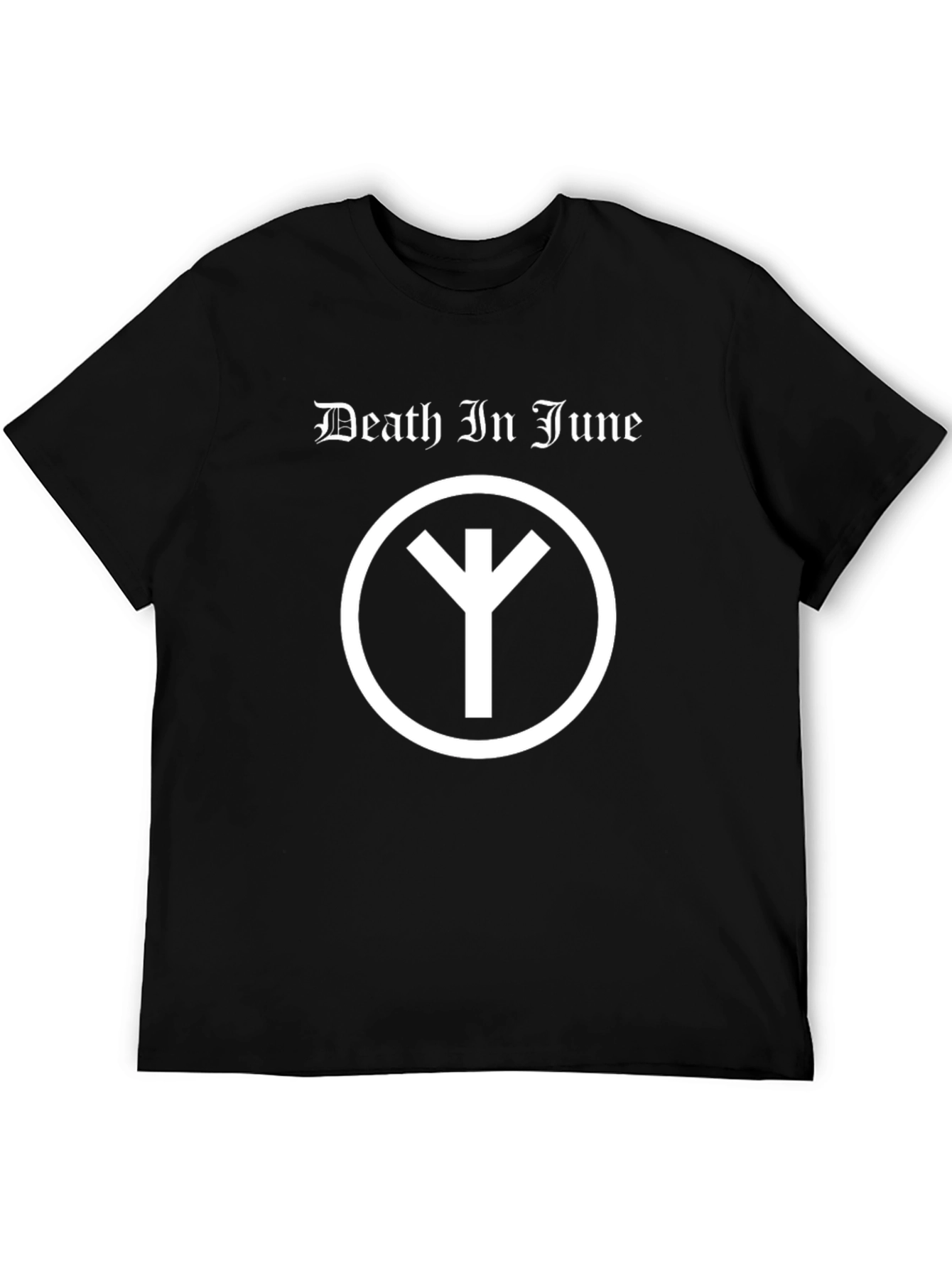Death In June Algiz Rune T-Shirt - Black