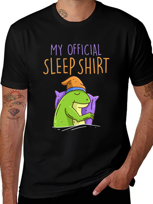 Funny Sleep Shirt - Sleeping Frog Tee