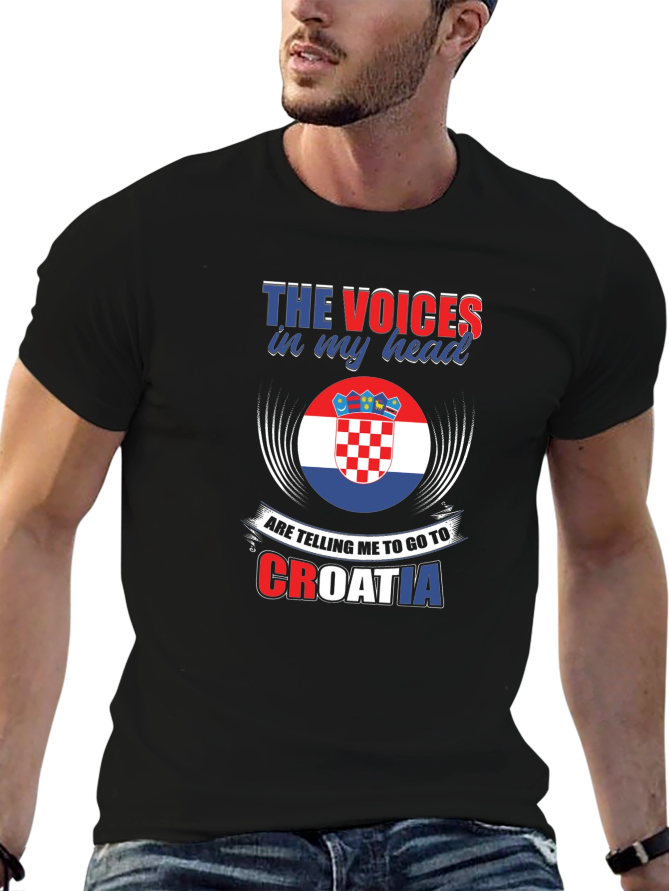 Voices in My Head Croatia T-Shirt