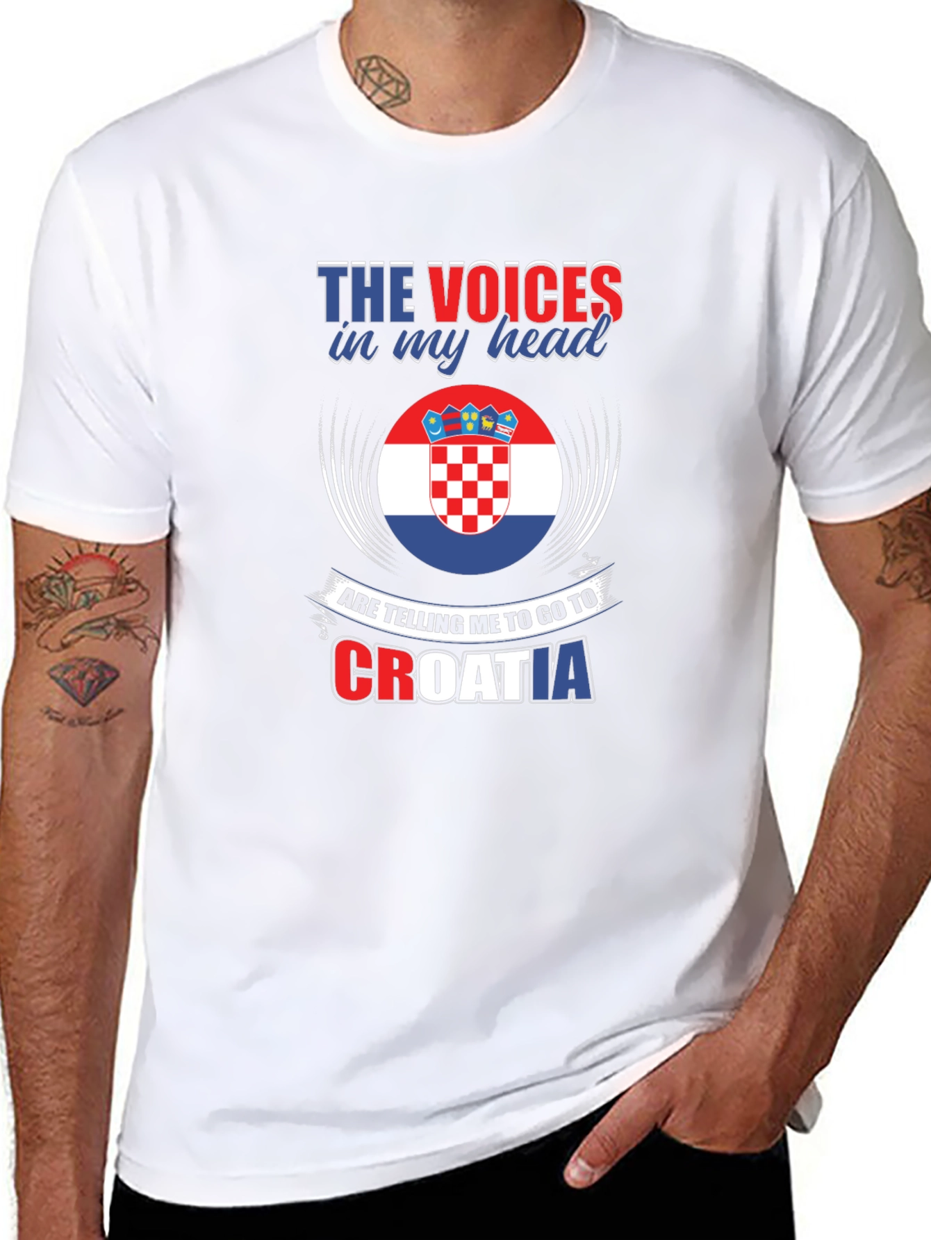 Voices in My Head Croatia T-Shirt