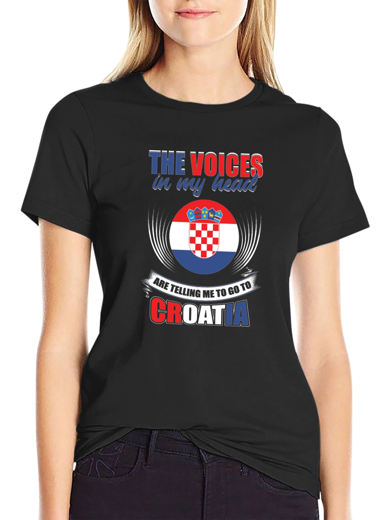 Voices in My Head Croatia T-Shirt