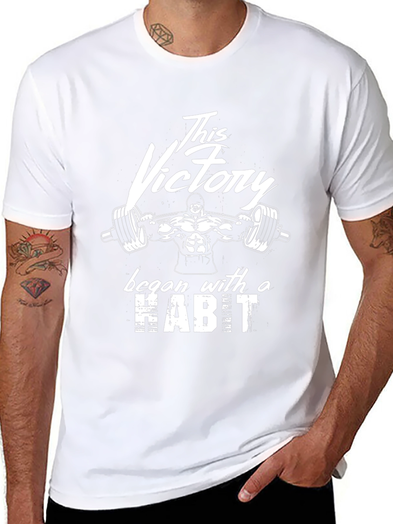 Victory Begins With a Habit Gym T-Shirt