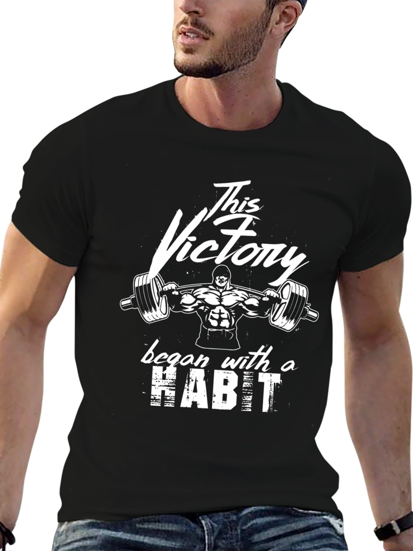 Victory Begins With a Habit Gym T-Shirt