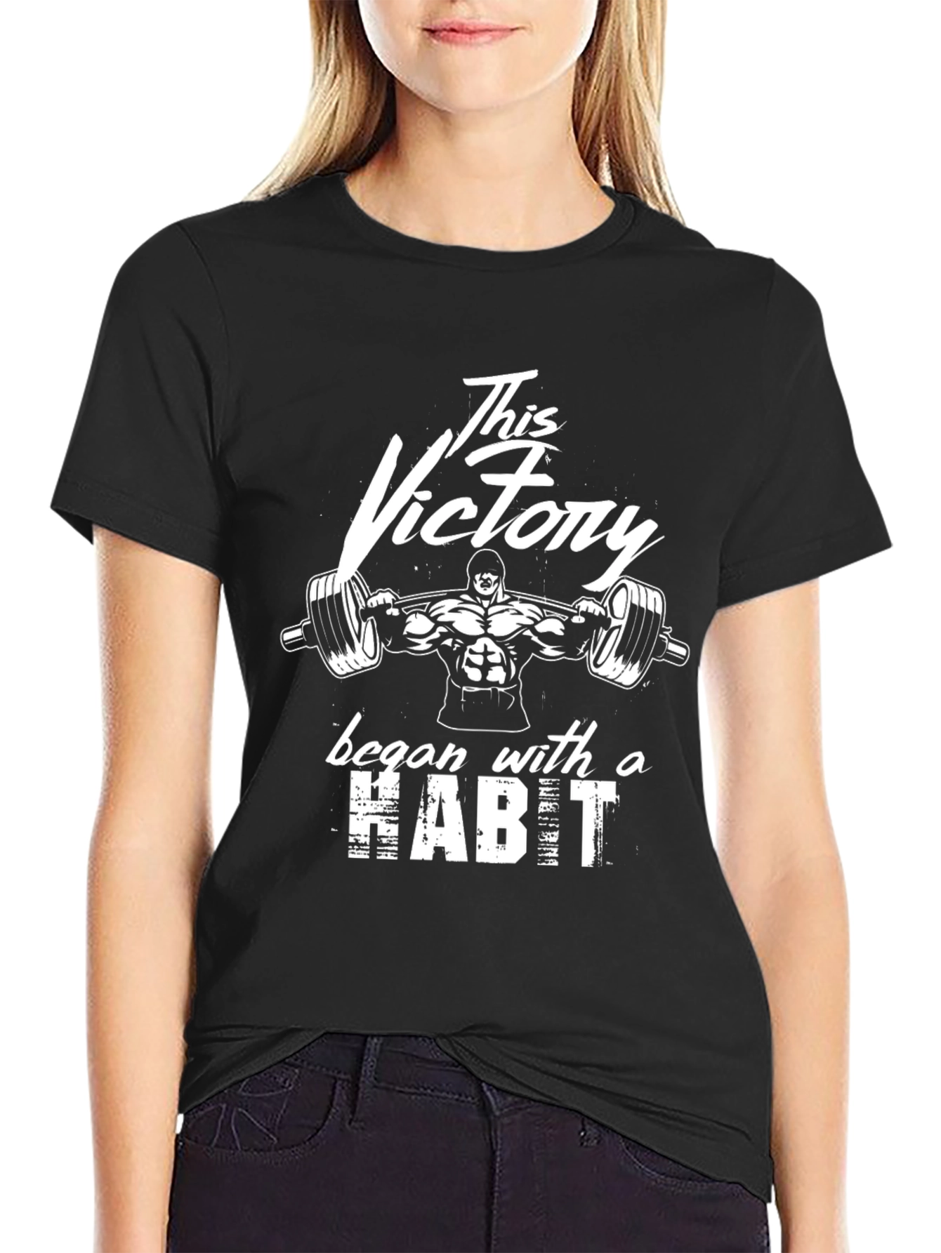 Victory Begins With a Habit Gym T-Shirt