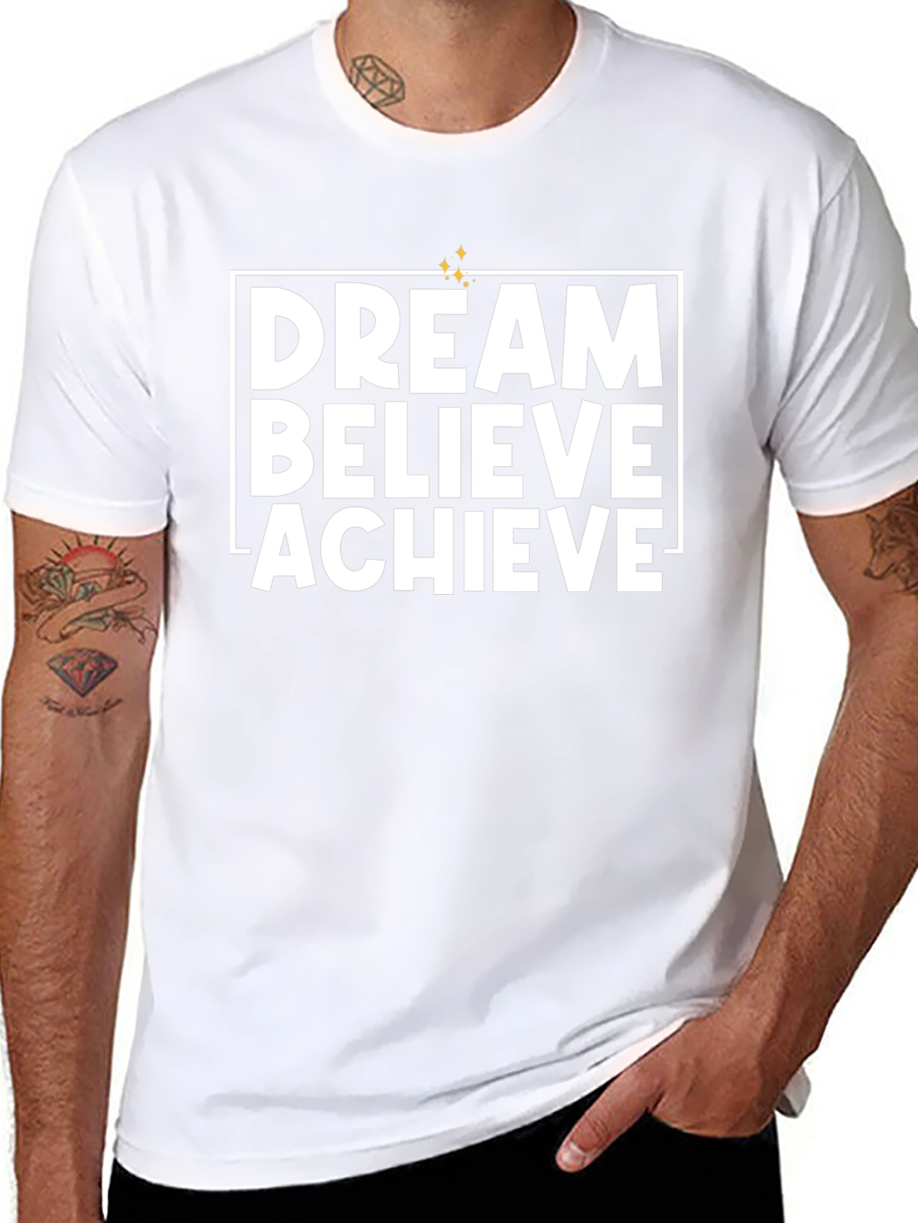 Dream Believe Achieve Graphic T-Shirt