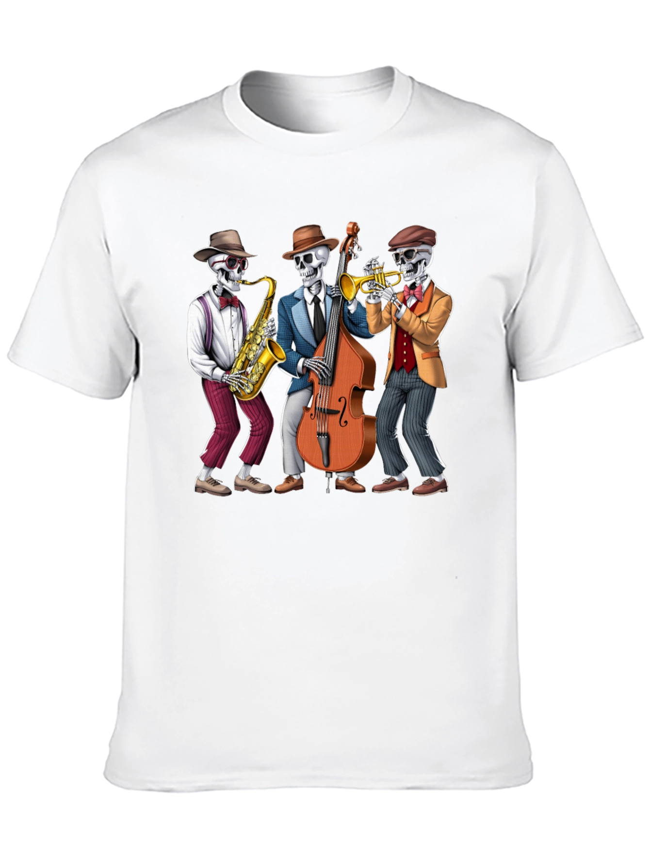 Skeleton Jazz Band T-Shirt