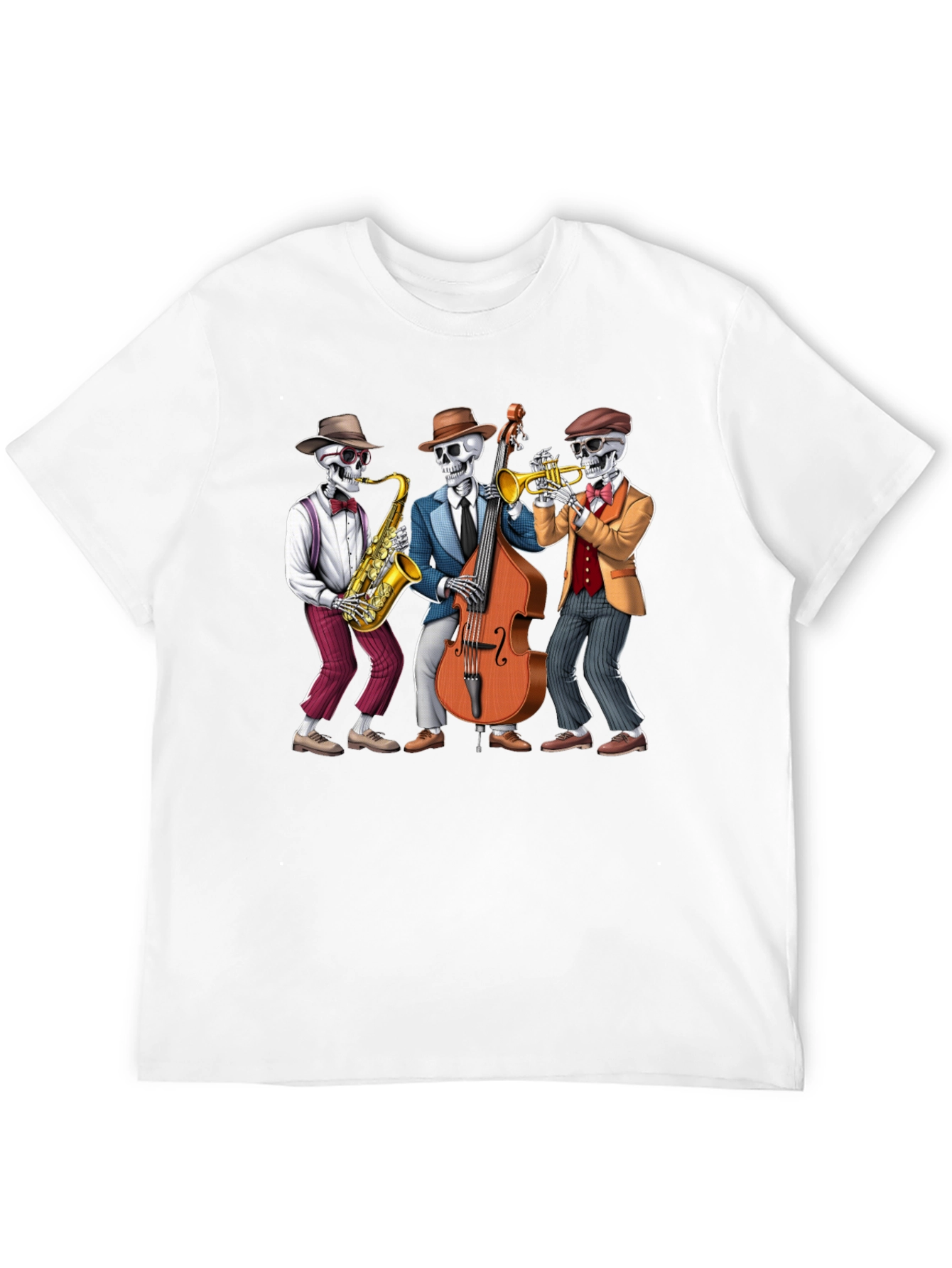 Skeleton Jazz Band T-Shirt
