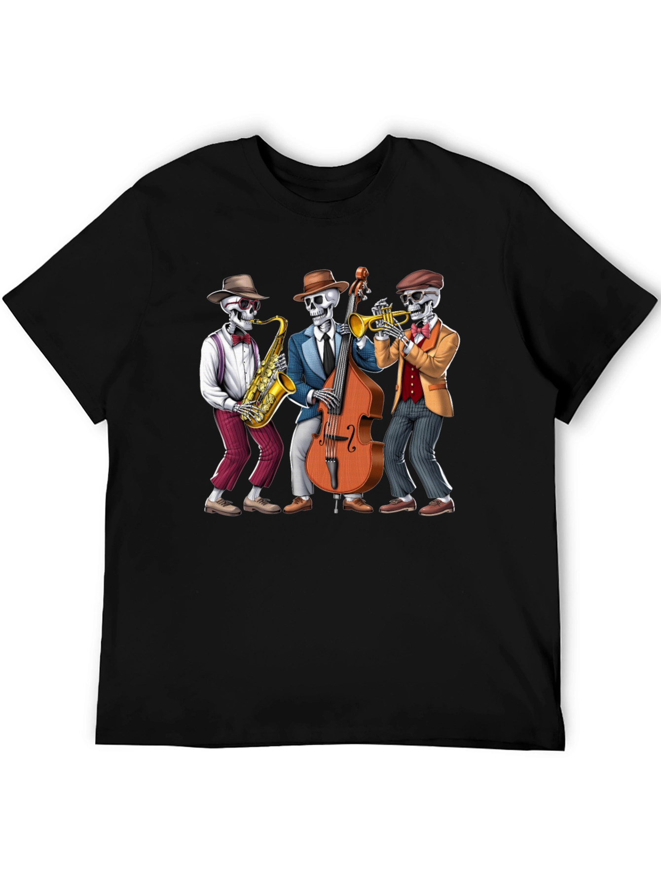Skeleton Jazz Band T-Shirt