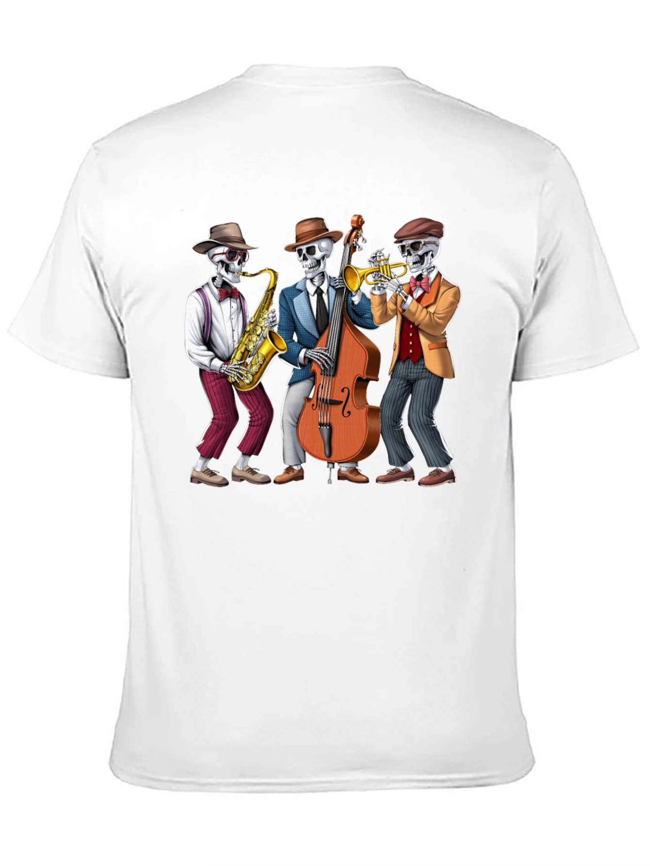 Skeleton Jazz Band T-Shirt