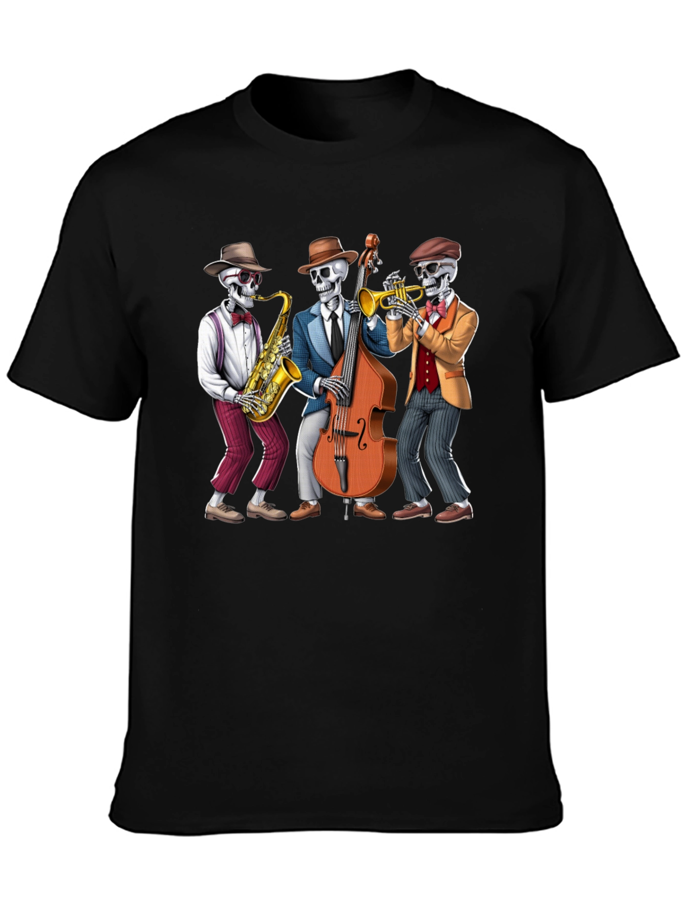 Skeleton Jazz Band T-Shirt