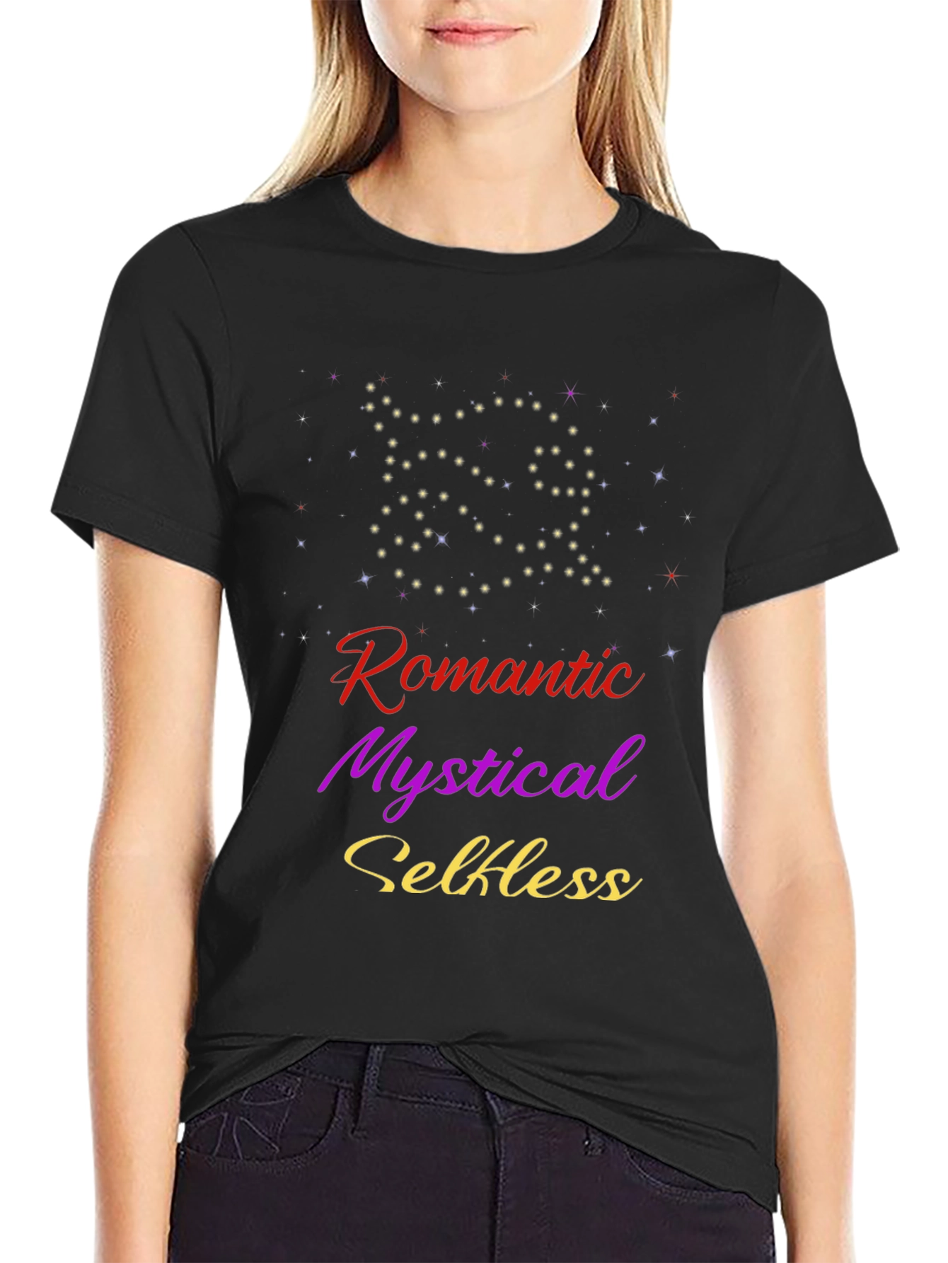 Pisces Zodiac Graphic Tee - Romantic Mystical Shirt