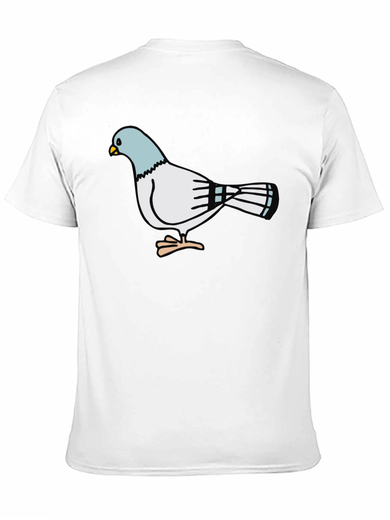 Pigeon Graphic Black T-Shirt