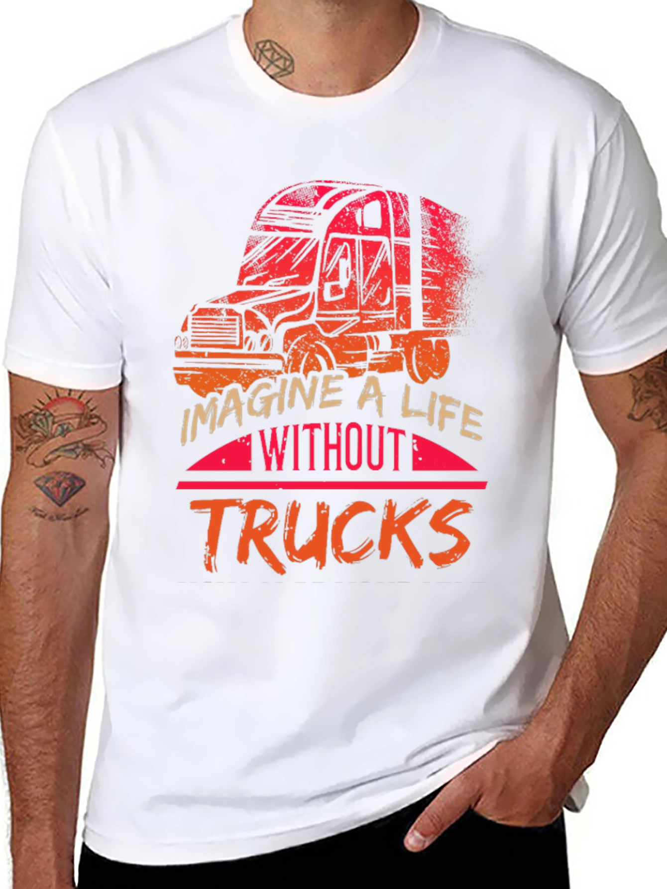 Imagine a Life Without Trucks Graphic Tee