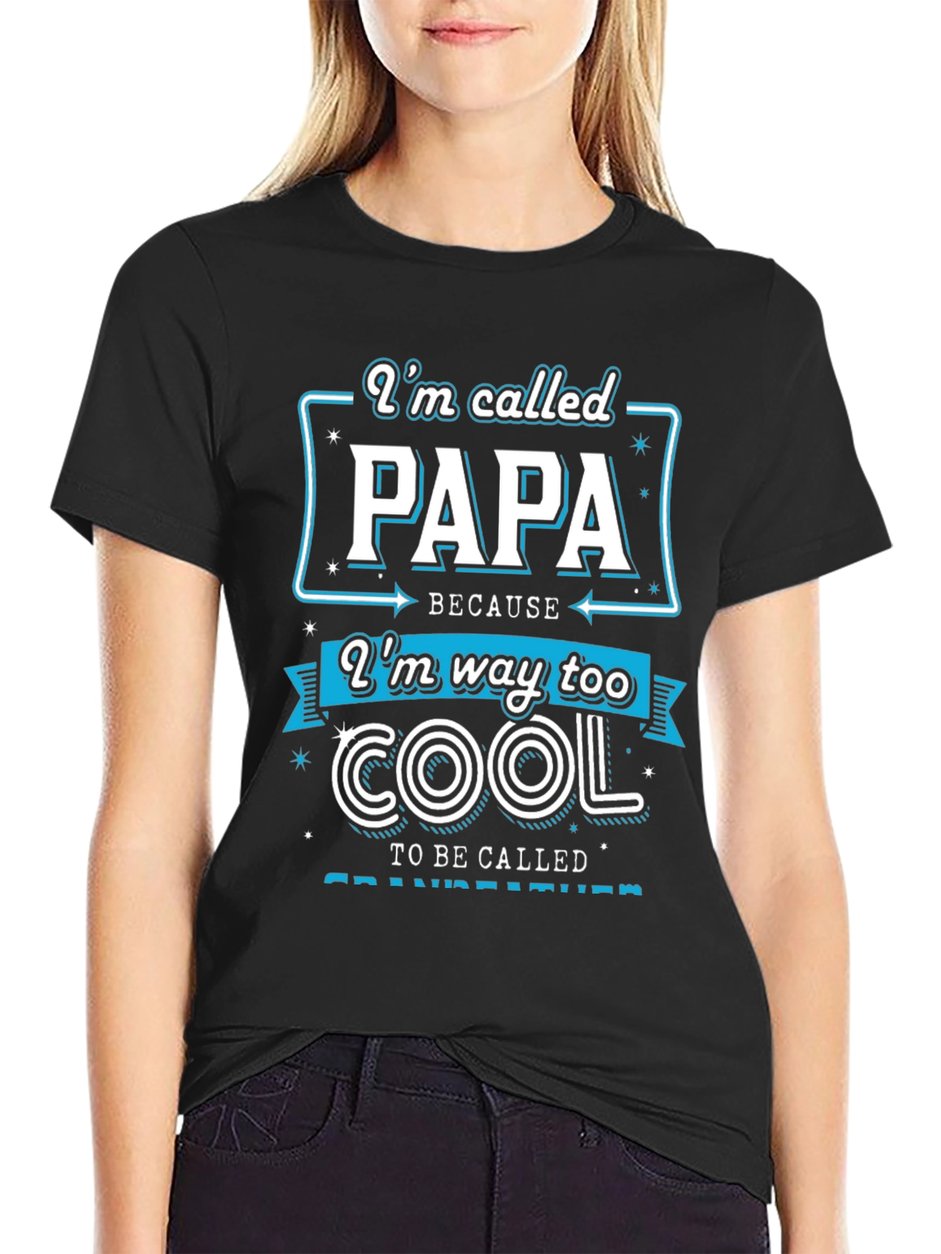 Im Called Papa T-Shirt - Cool Grandfather Tee